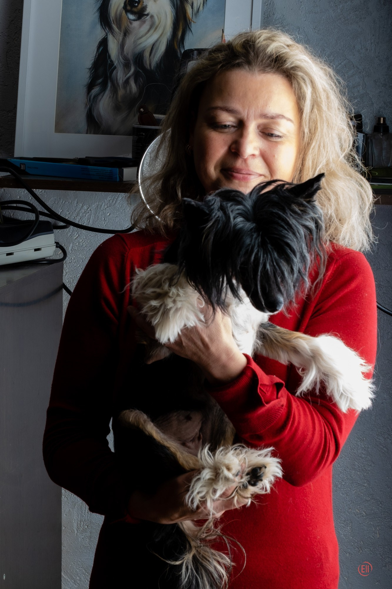 Zhulya with her new owner. Poale Ell Chinese Crested Dog Kennel: Buy a puppy from the kennel