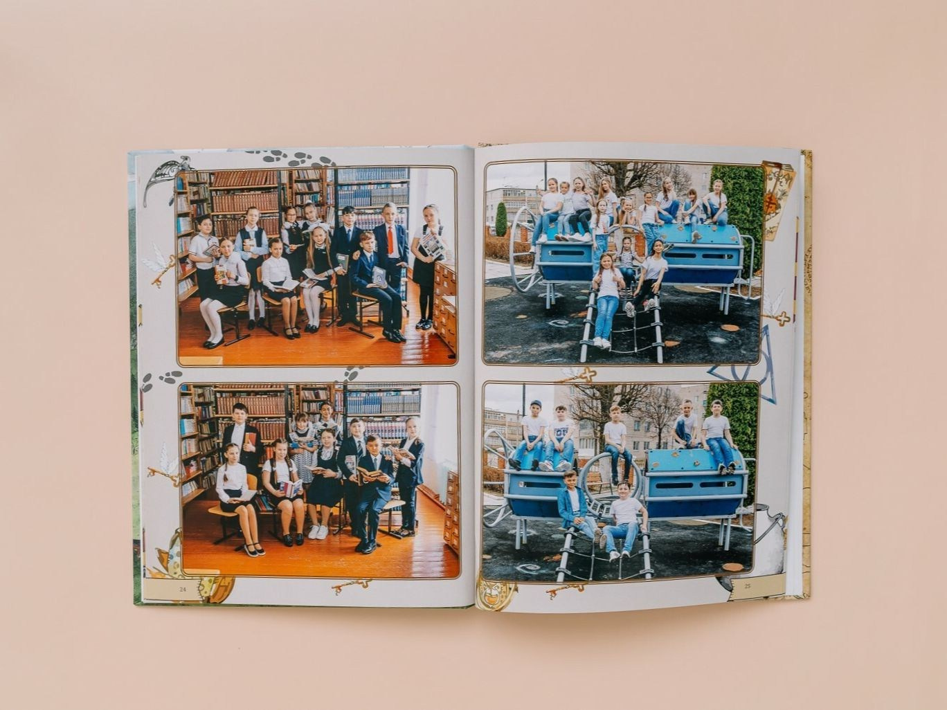 Выпускные альбомы 4 классов. Фотограф Николай Селуков
