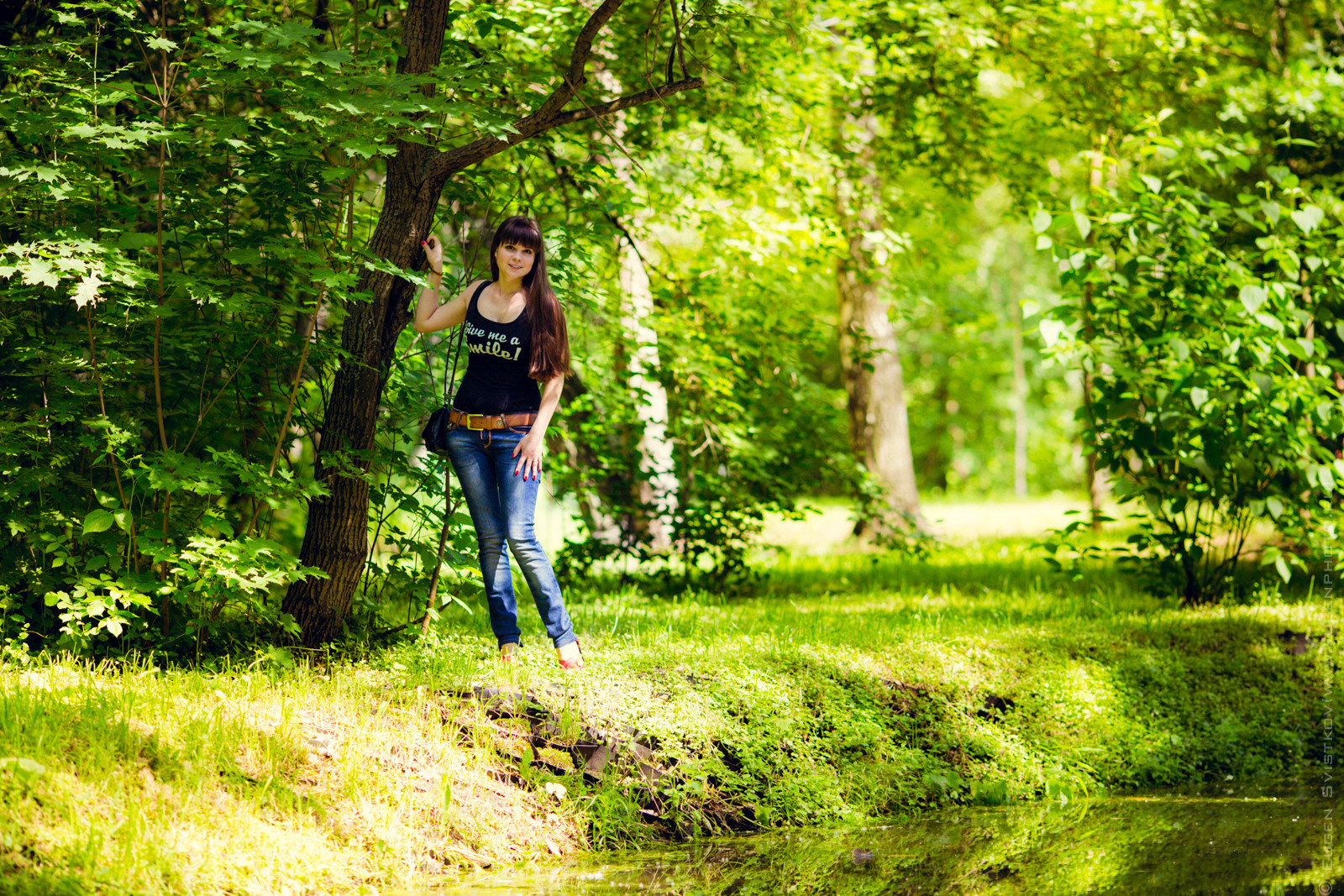 Фотосессия Анастасия в Сокольниках. Фотограф — Евгений Свистков