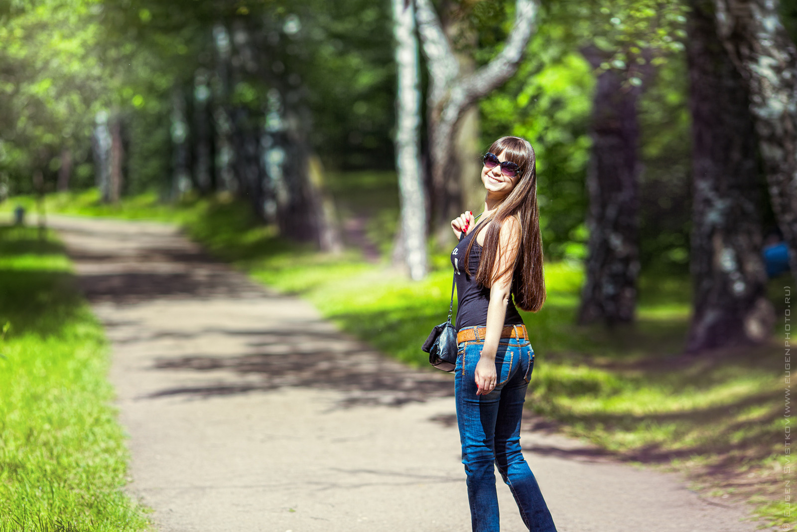 Фотосессия Анастасия в Сокольниках. Фотограф — Евгений Свистков
