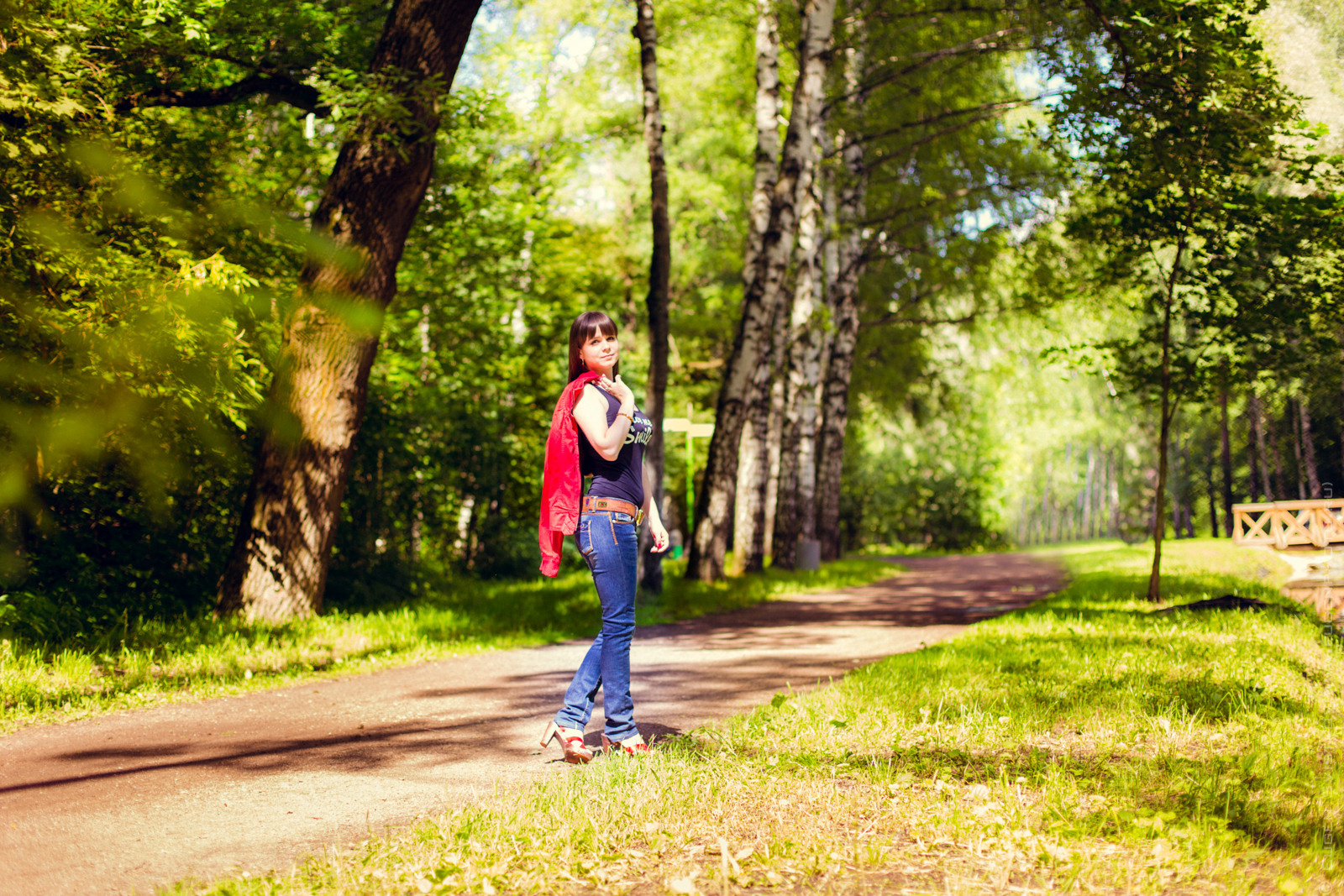 Фотосессия Анастасия в Сокольниках. Фотограф — Евгений Свистков
