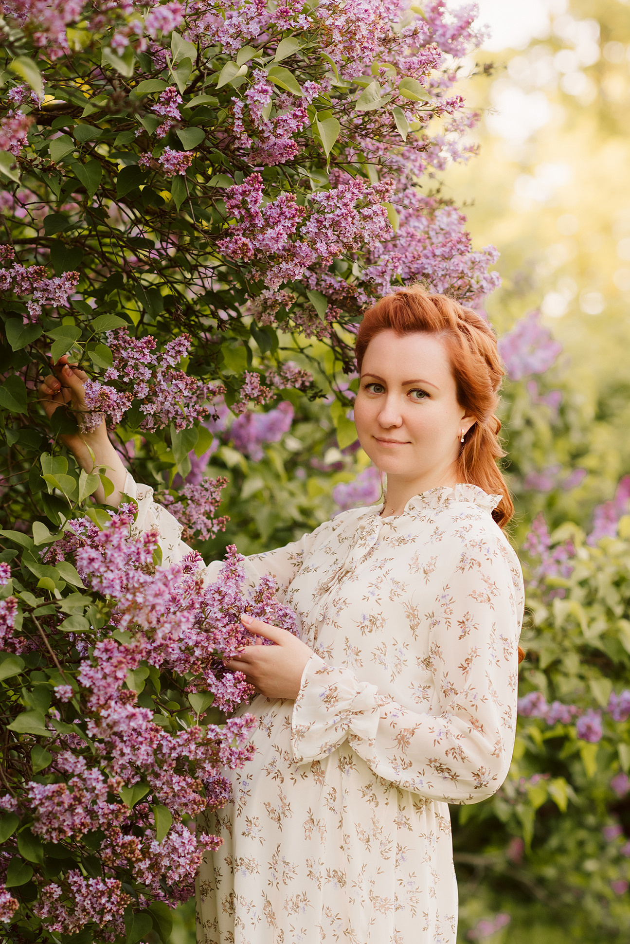 Фотосессия в яблонях в СПб, Фотосессия в цветении СПб. Семейный и Свадебный фотограф. Санкт-Петербург. Пушкин