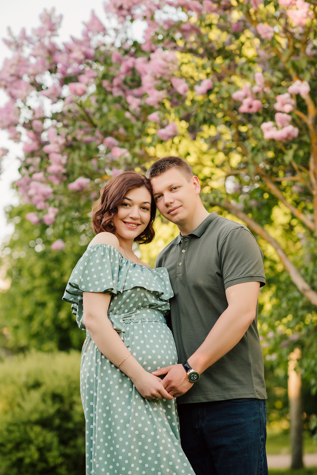Фотосессия в яблонях в СПб, Фотосессия в цветении СПб. Семейный и Свадебный фотограф. Санкт-Петербург. Пушкин