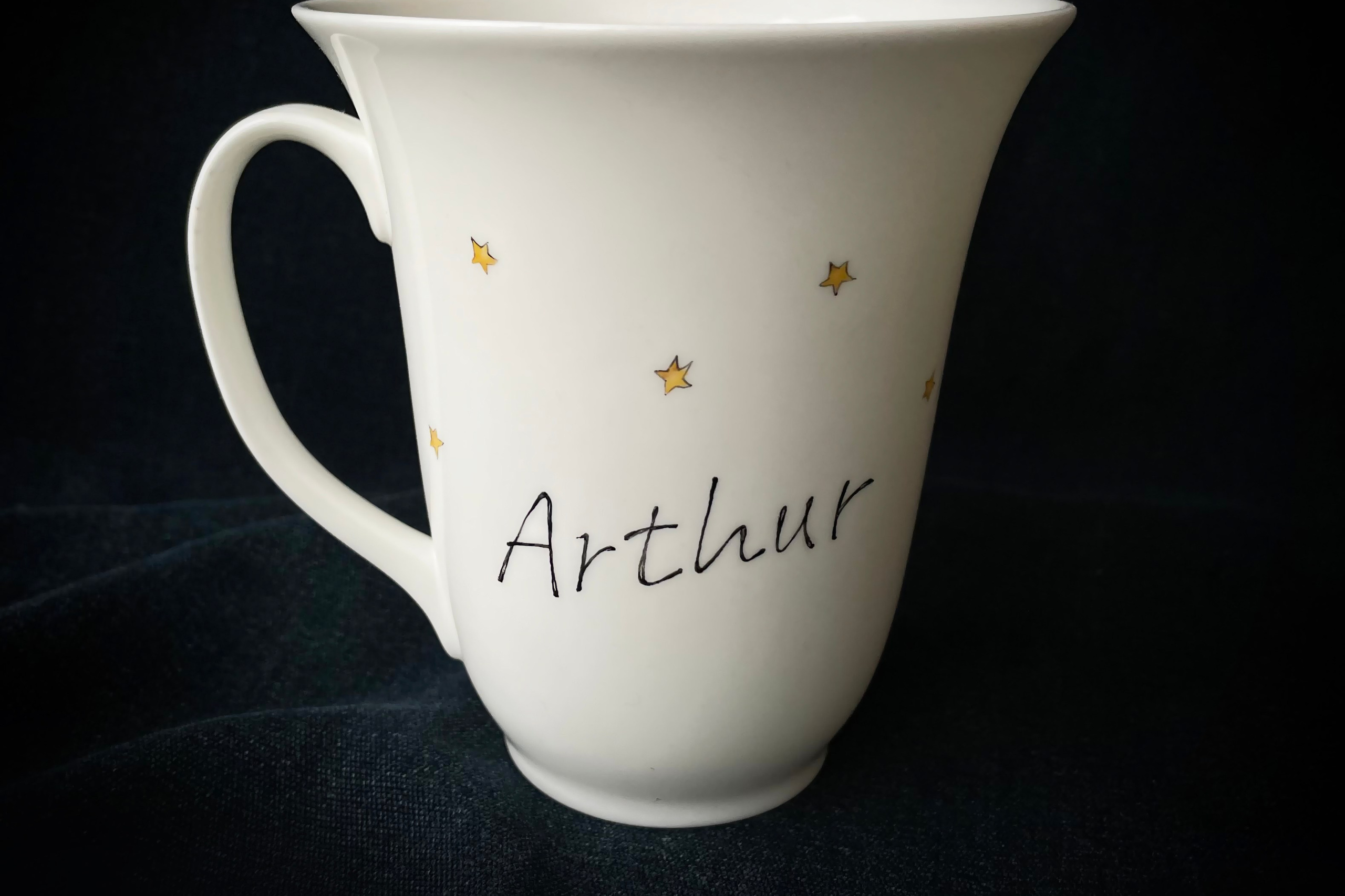 Детская посуда. Надпись на фарфоре.  Именной фарфор. Роспись фарфора на заказ в Санкт-Петербурге. 