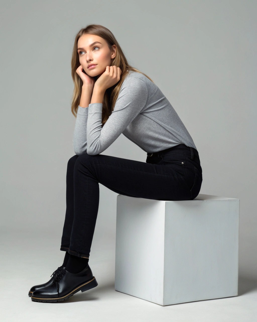 35 образов для модельных тестов: девушки. Фотограф в Москве Михаил Елизарьев