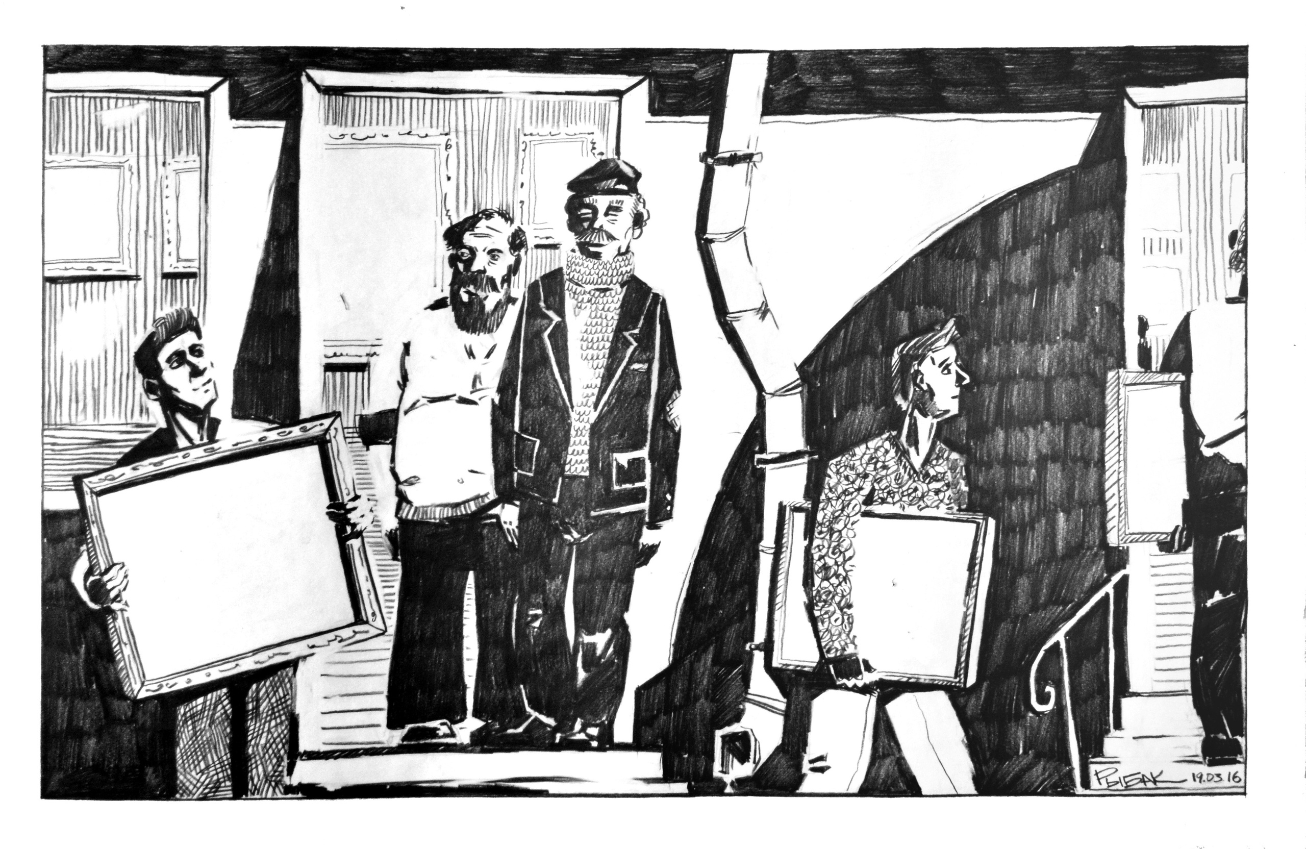 Графика 2016. Художник Рыбак Николай