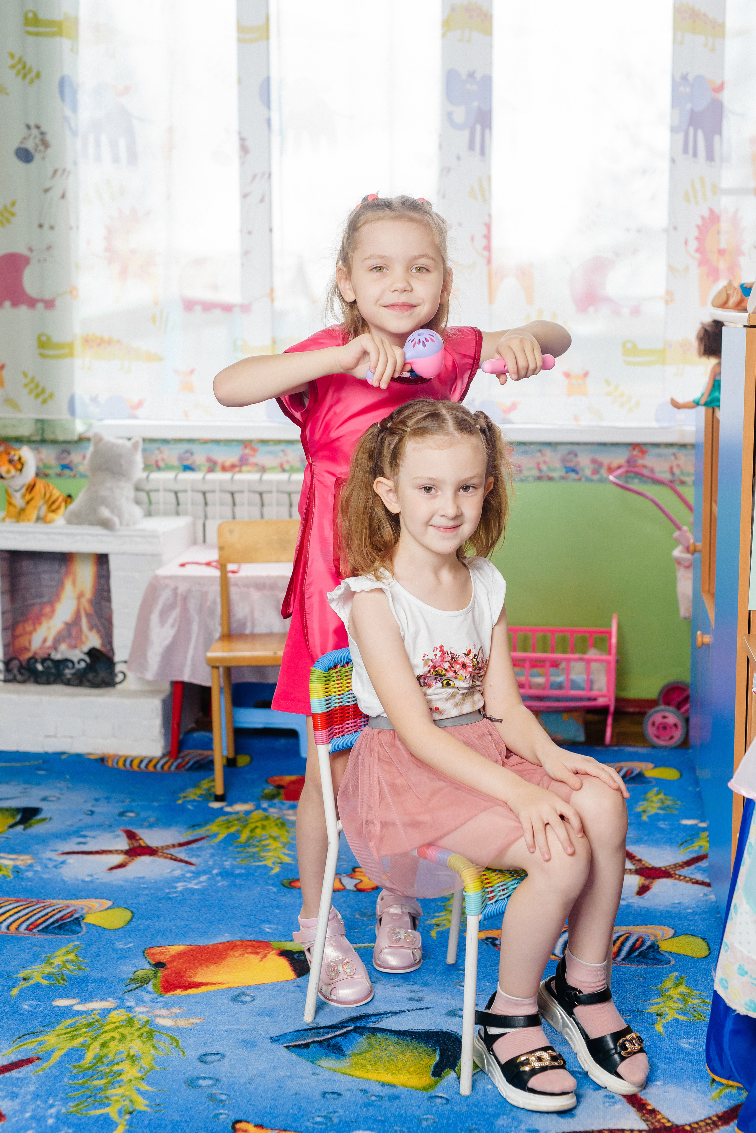Процесс и условия съёмок в детском саду. Семейный фотограф в Барнауле