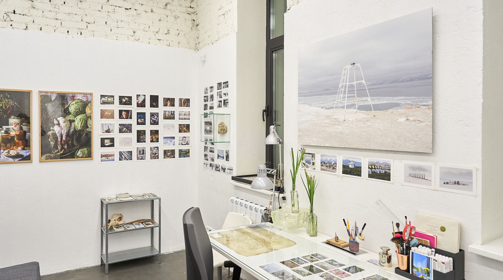 Мастерская художницы Елены Аносовой в арт-резиденции Музея "Гараж"