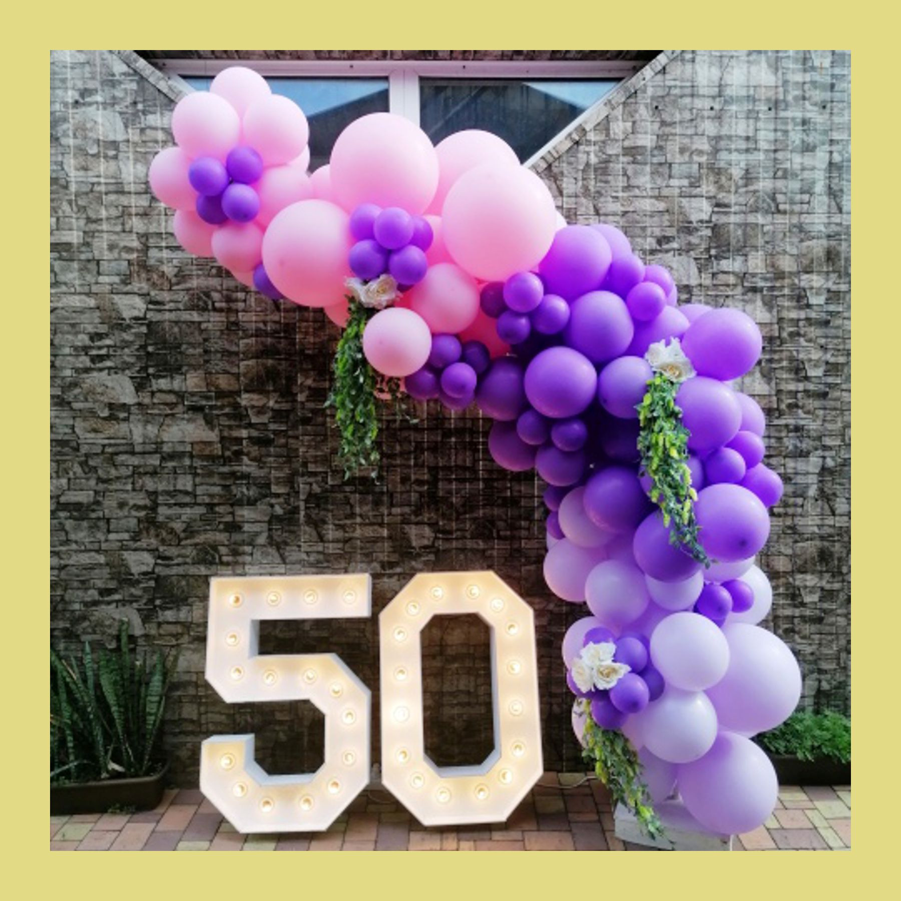 Цифра на день рождения. Студия праздничного декора