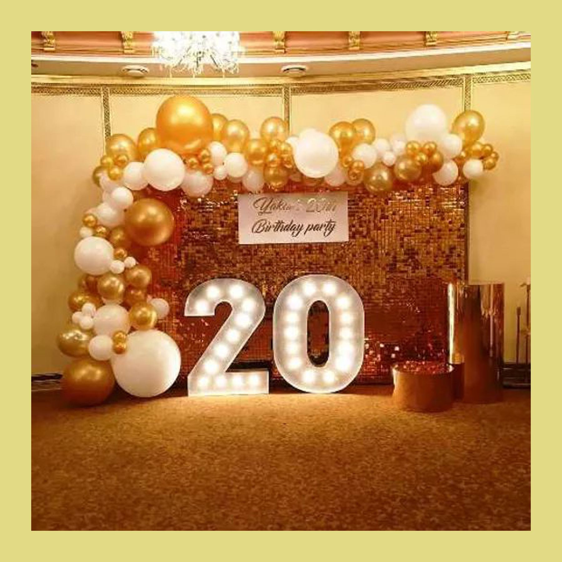 Цифра на день рождения. Студия праздничного декора