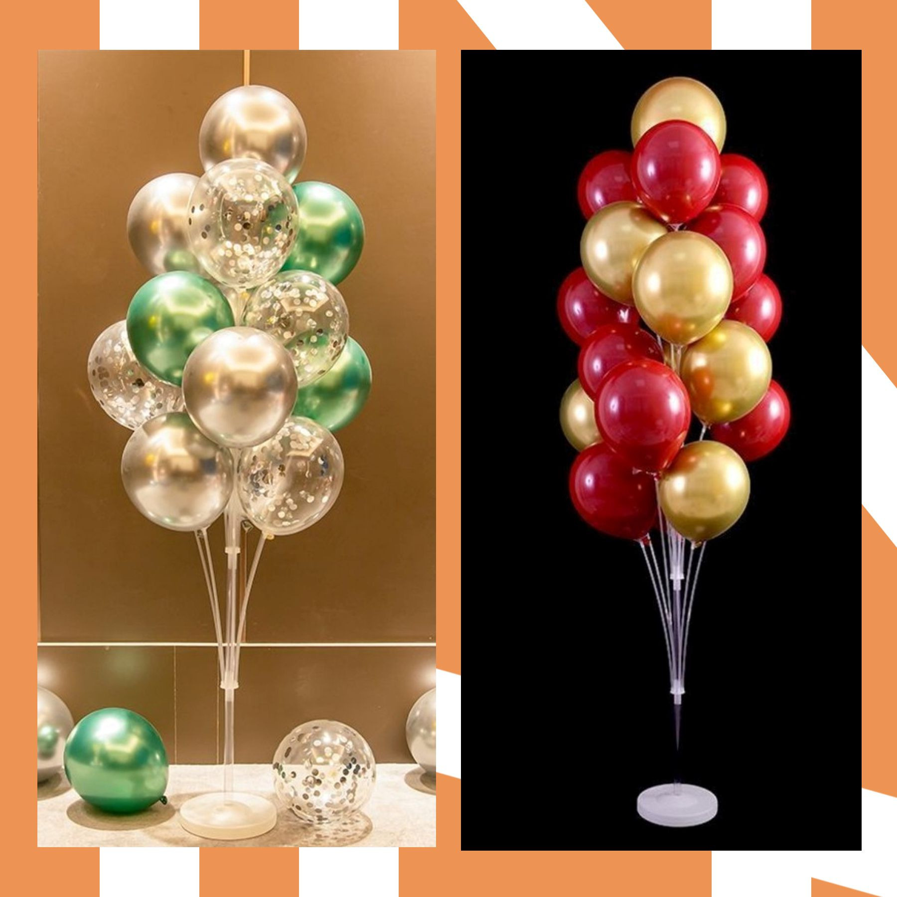 Воздушные шары на стойке. Студия праздничного декора