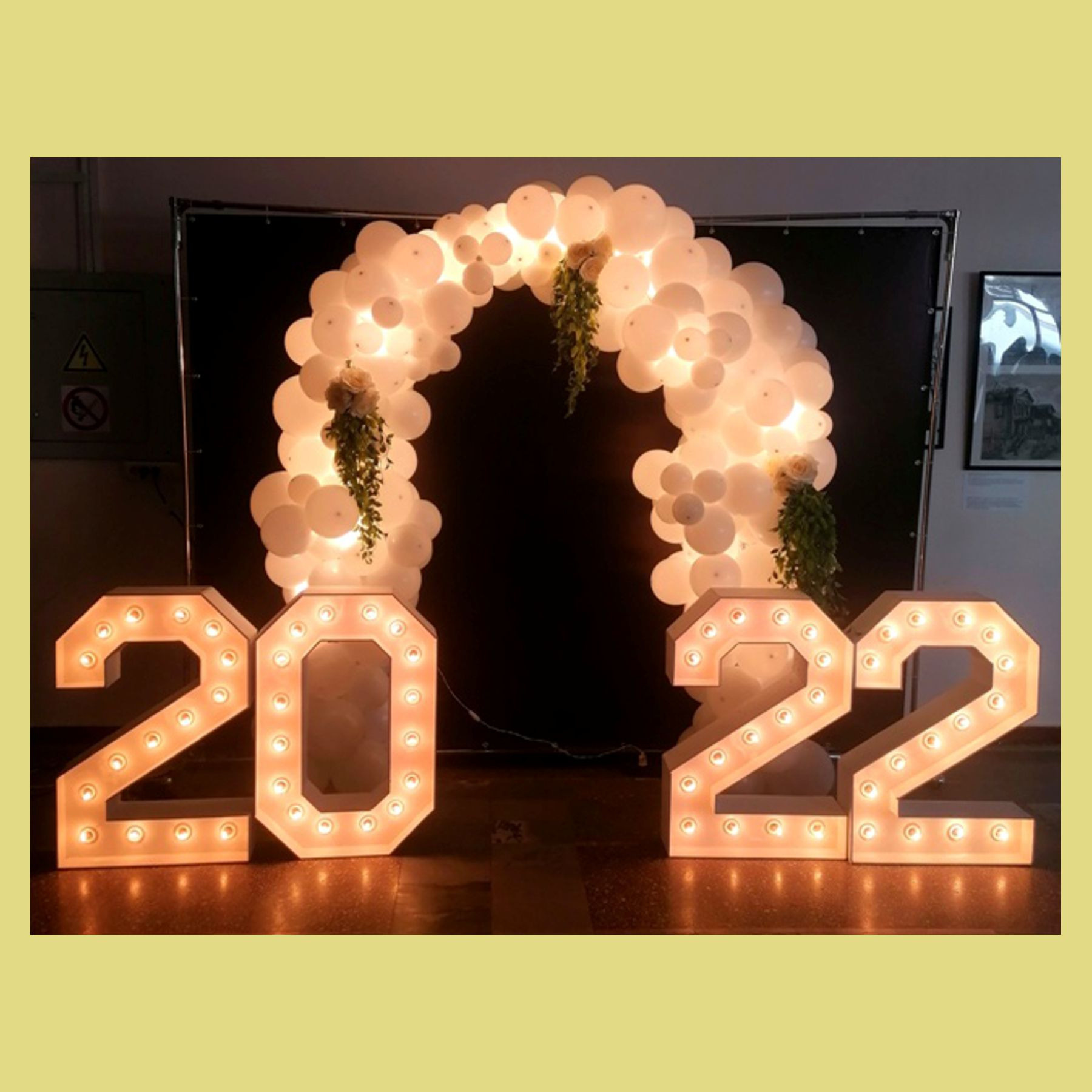 Цифра на день рождения. Студия праздничного декора