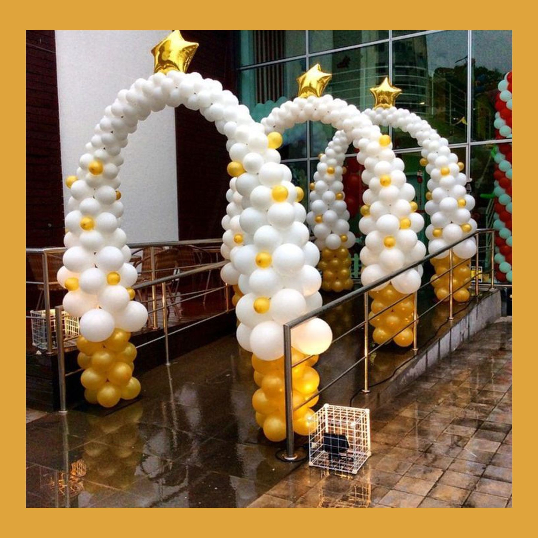 Оформление на открытие магазина. Студия праздничного декора