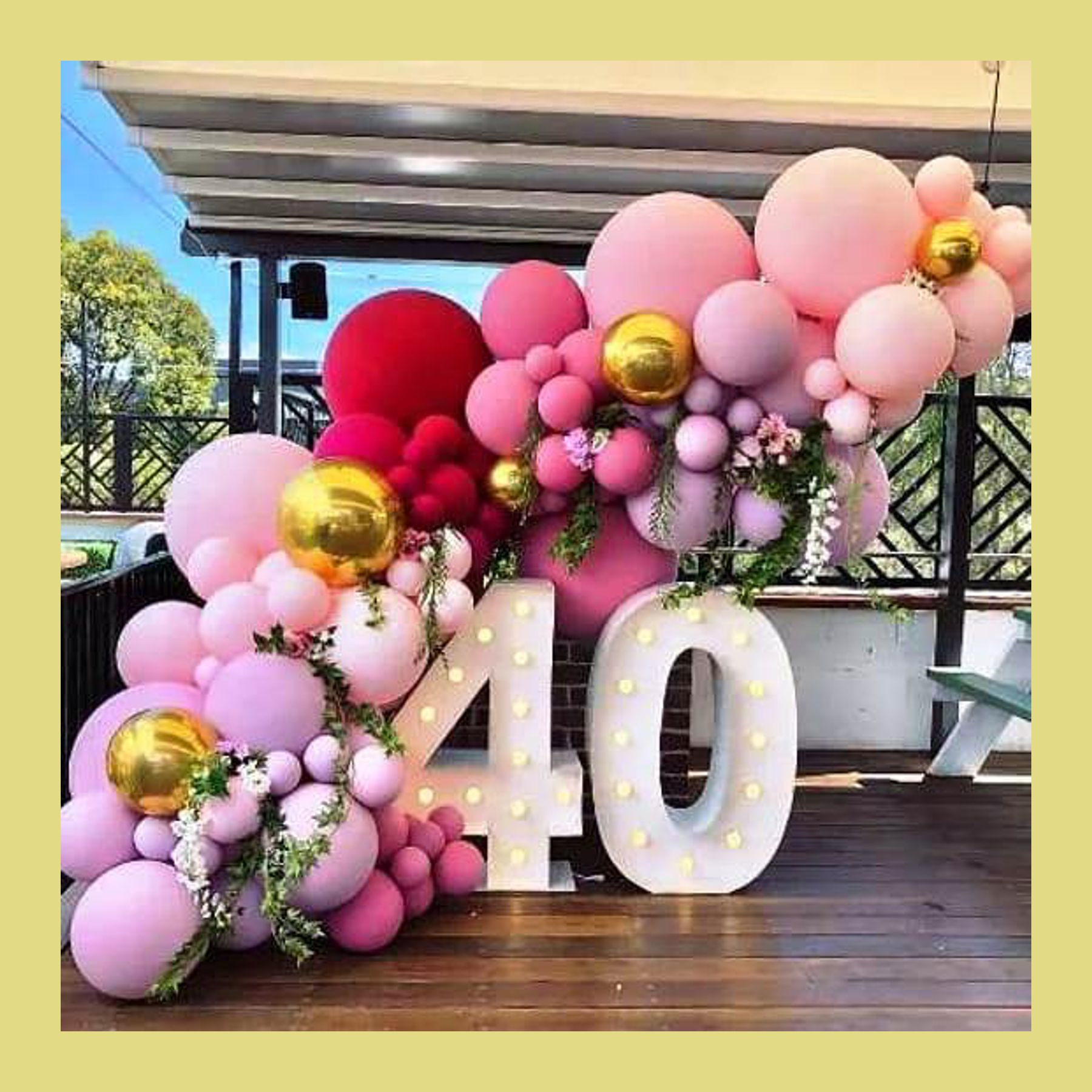 Цифра на день рождения. Студия праздничного декора