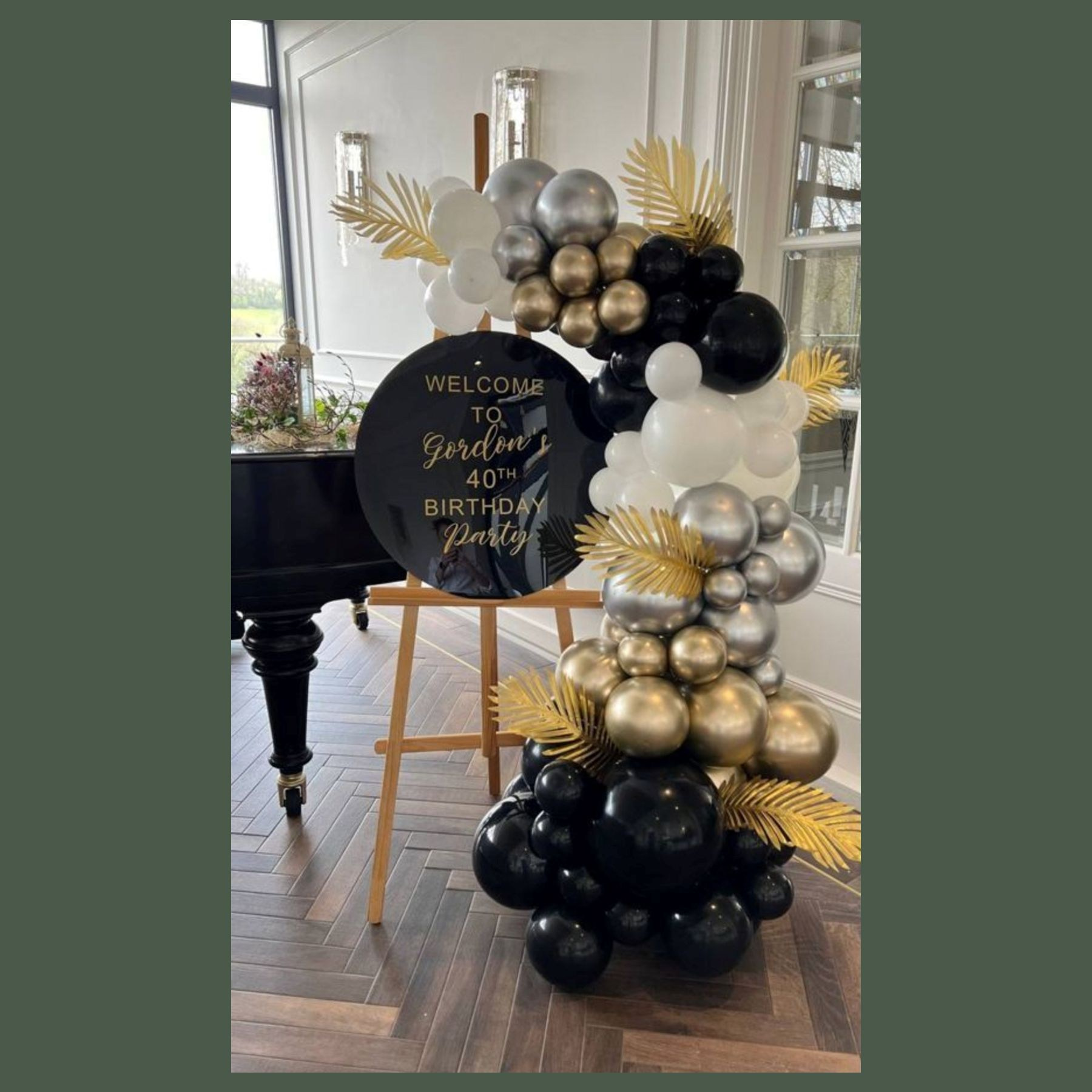 Фотозона для мужчины. Студия праздничного декора