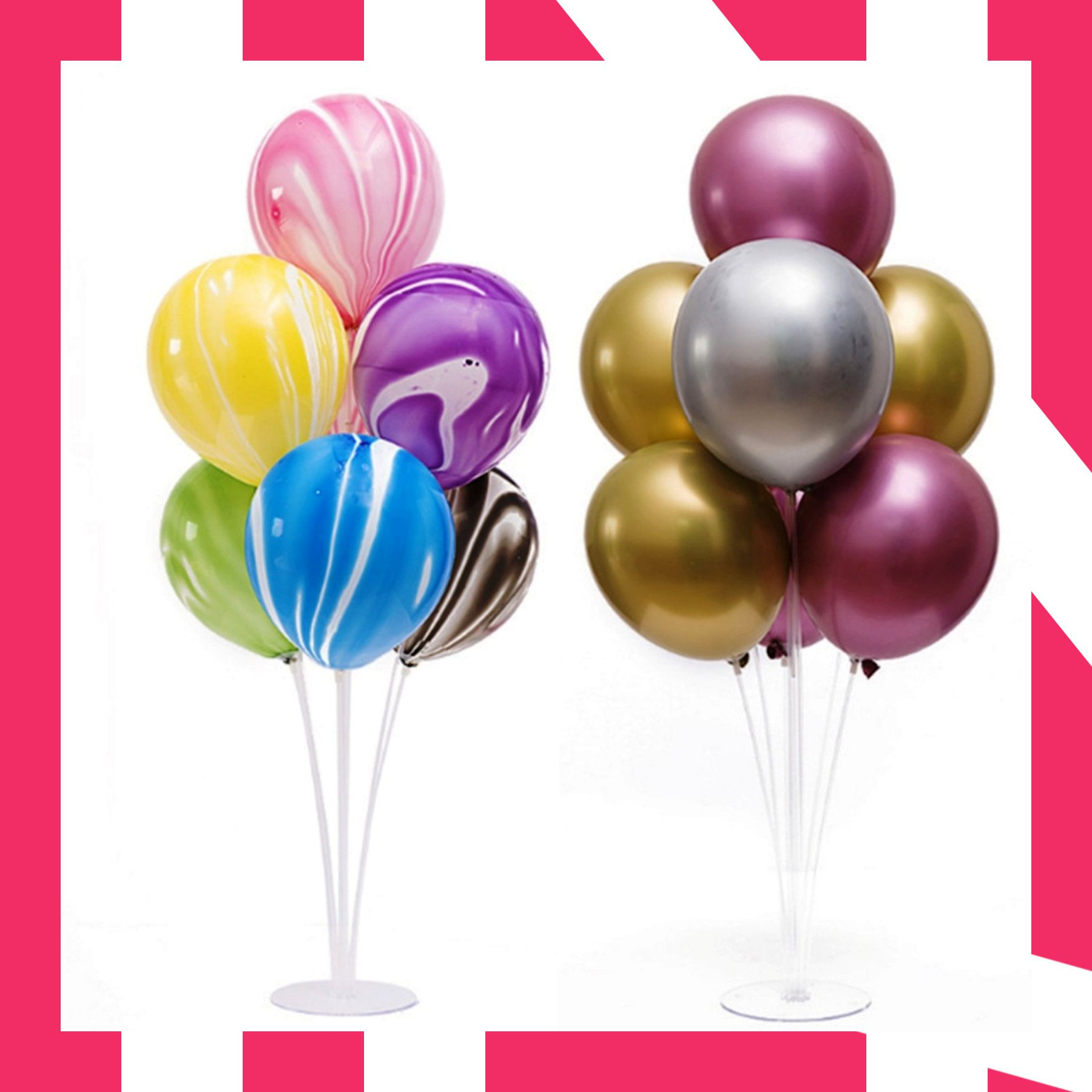 Воздушные шары на стойке. Студия праздничного декора