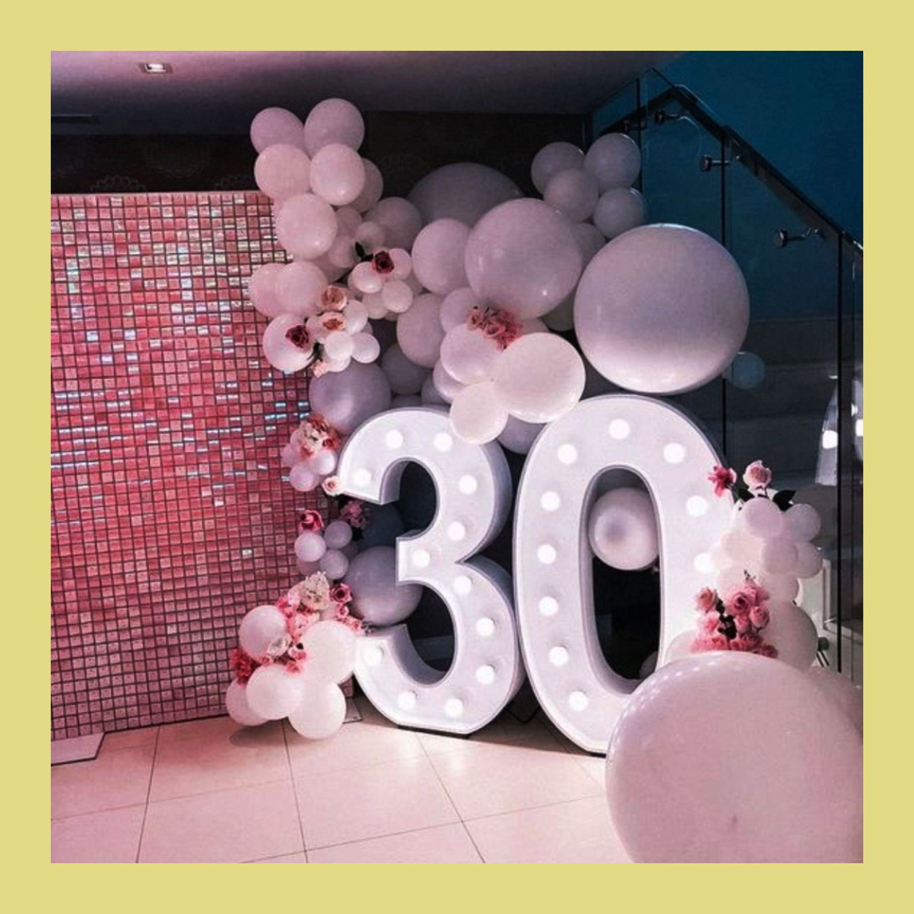 Цифра на день рождения. Студия праздничного декора