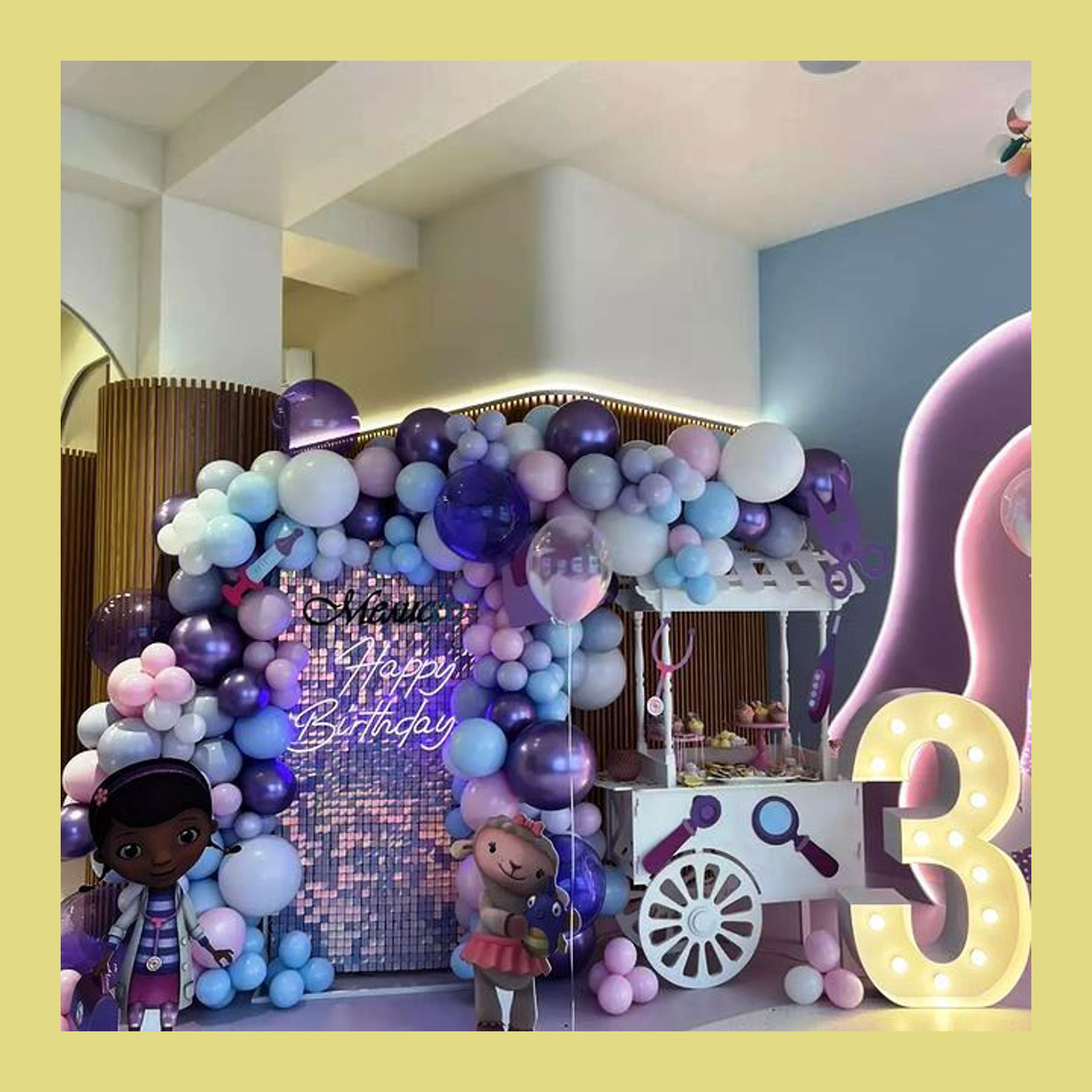 Цифра на день рождения. Студия праздничного декора