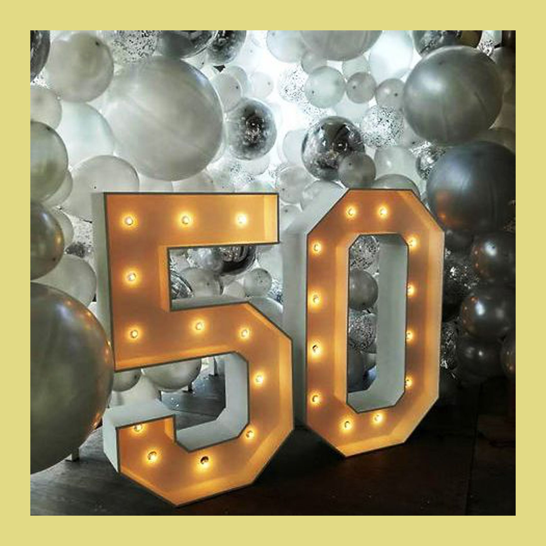 Цифра на день рождения. Студия праздничного декора
