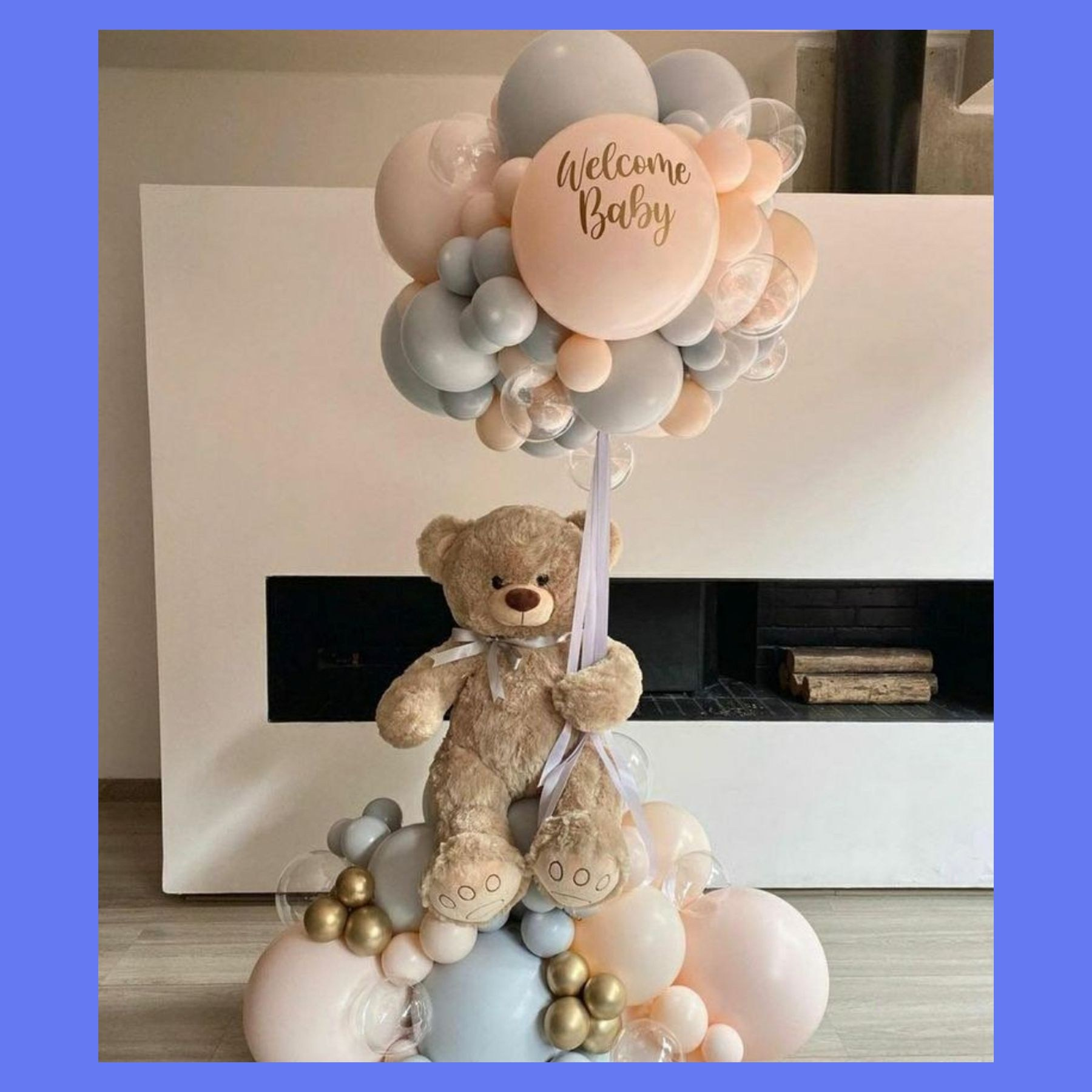 Фотозона на годик. Студия праздничного декора