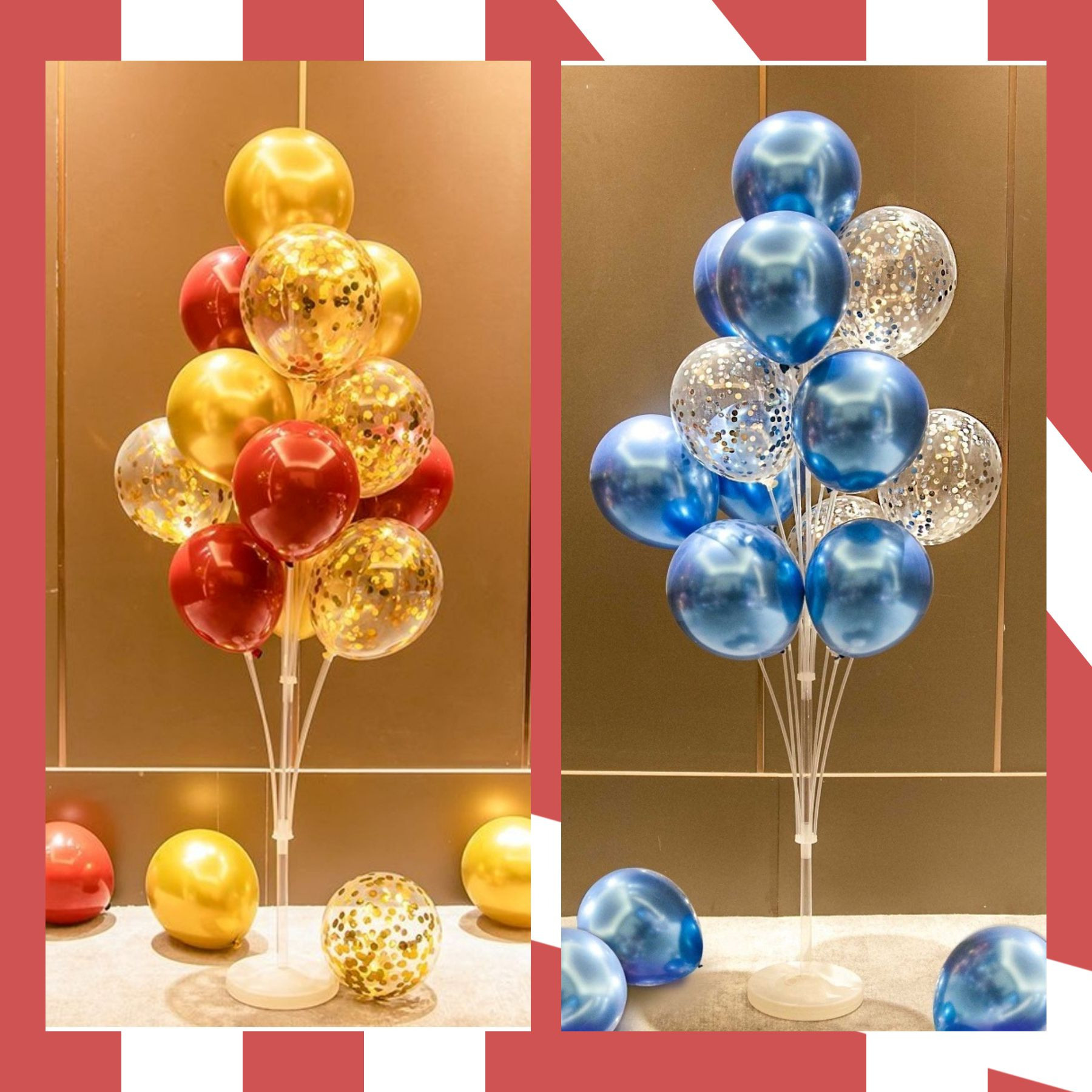 Воздушные шары на стойке. Студия праздничного декора
