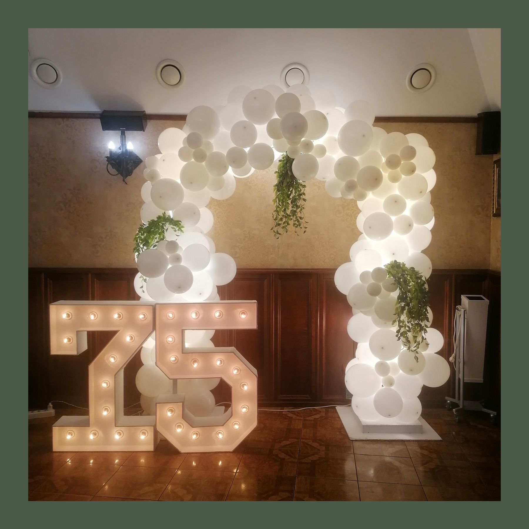 Фотозона для мужчины. Студия праздничного декора