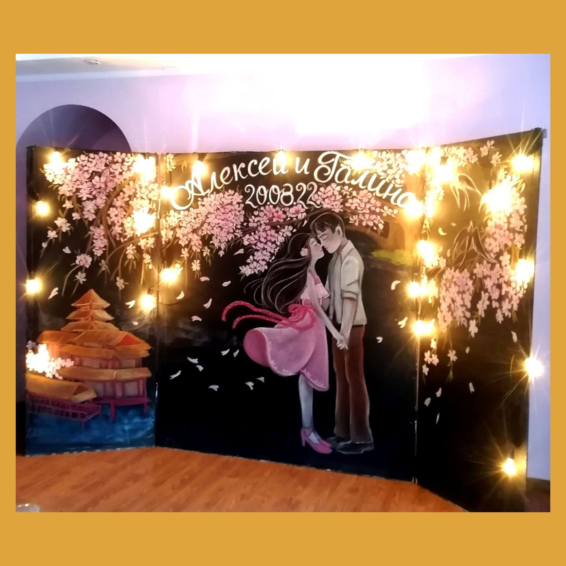 Меловая грифельная доска. Студия праздничного декора