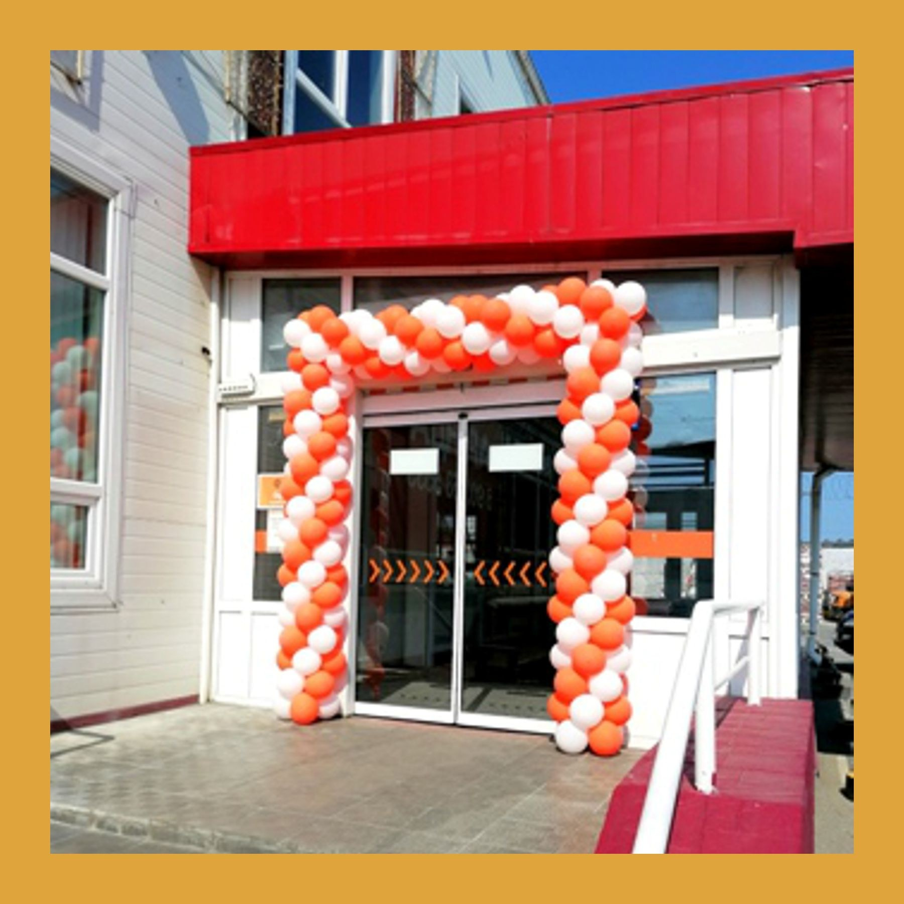 Оформление на открытие магазина. Студия праздничного декора