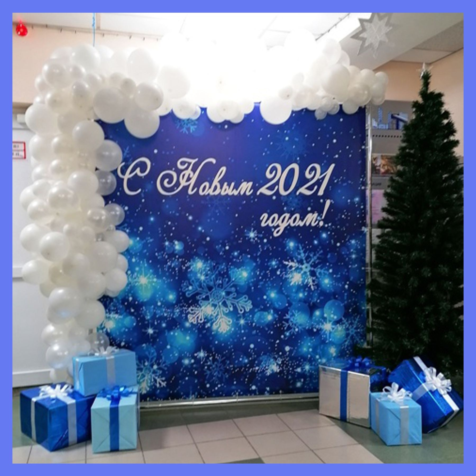 Пресс Бренд волл. Студия праздничного декора