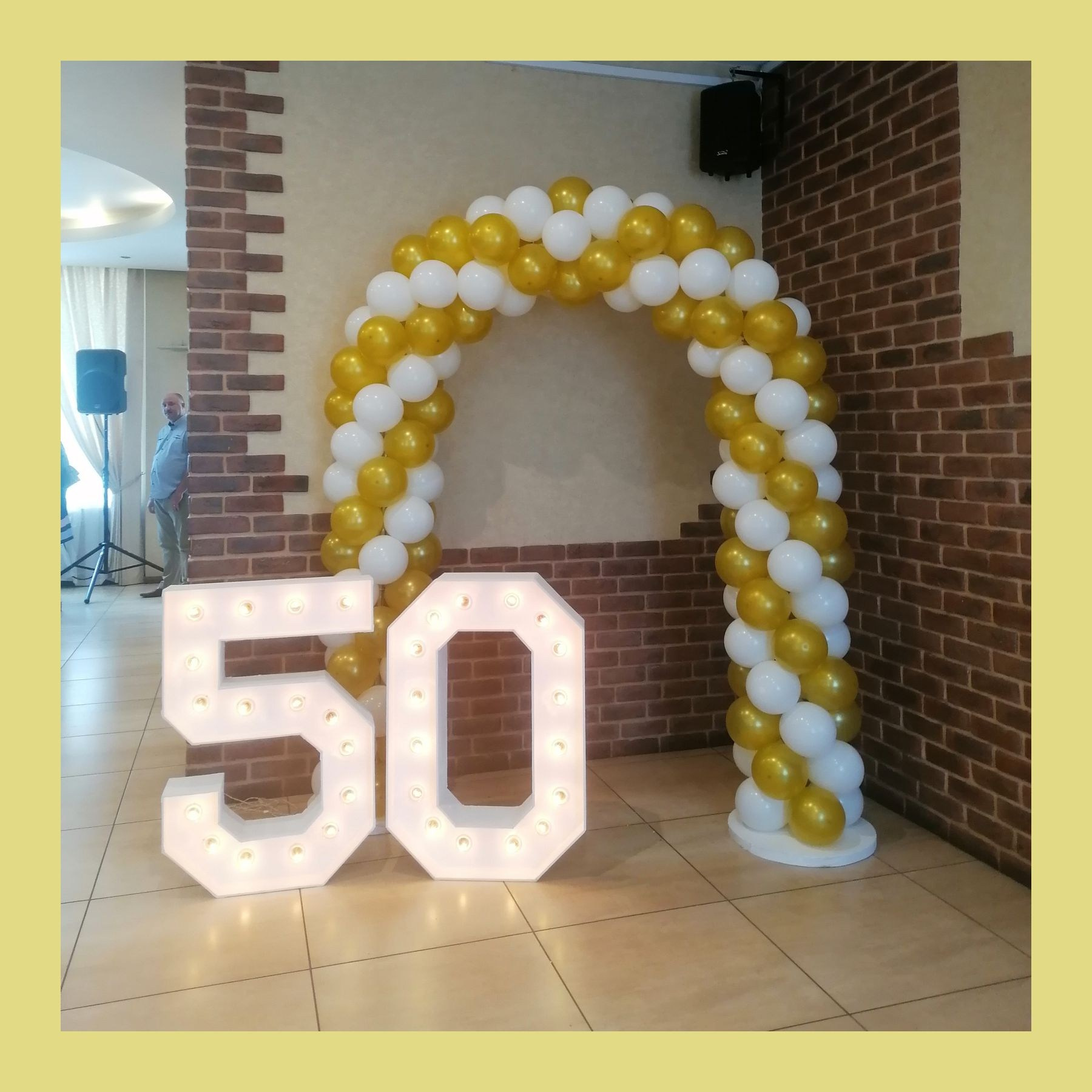 Фотозона для мужчины. Студия праздничного декора