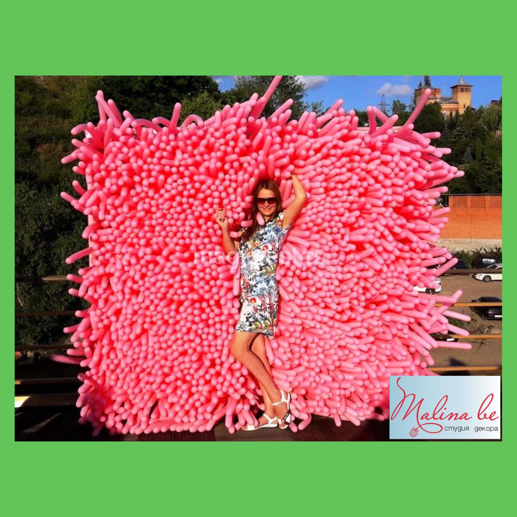 Фотозона из шаров ШДМ. Студия праздничного декора