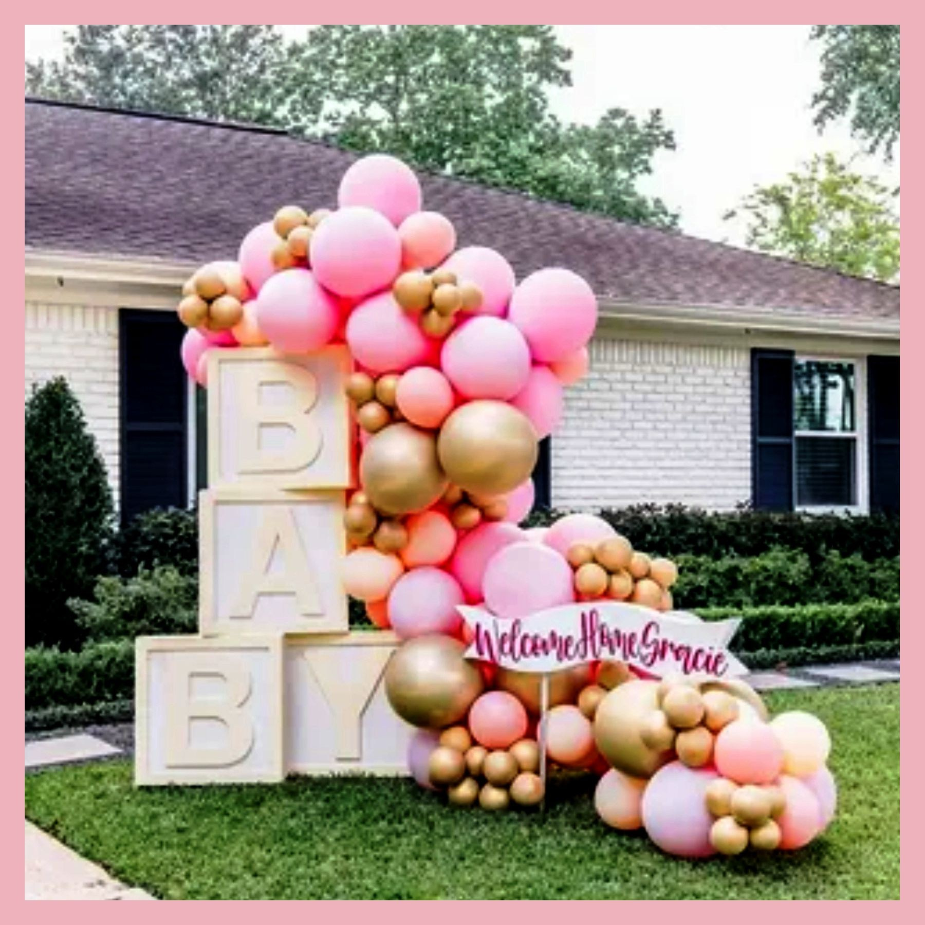 Фотозона на годик. Студия праздничного декора