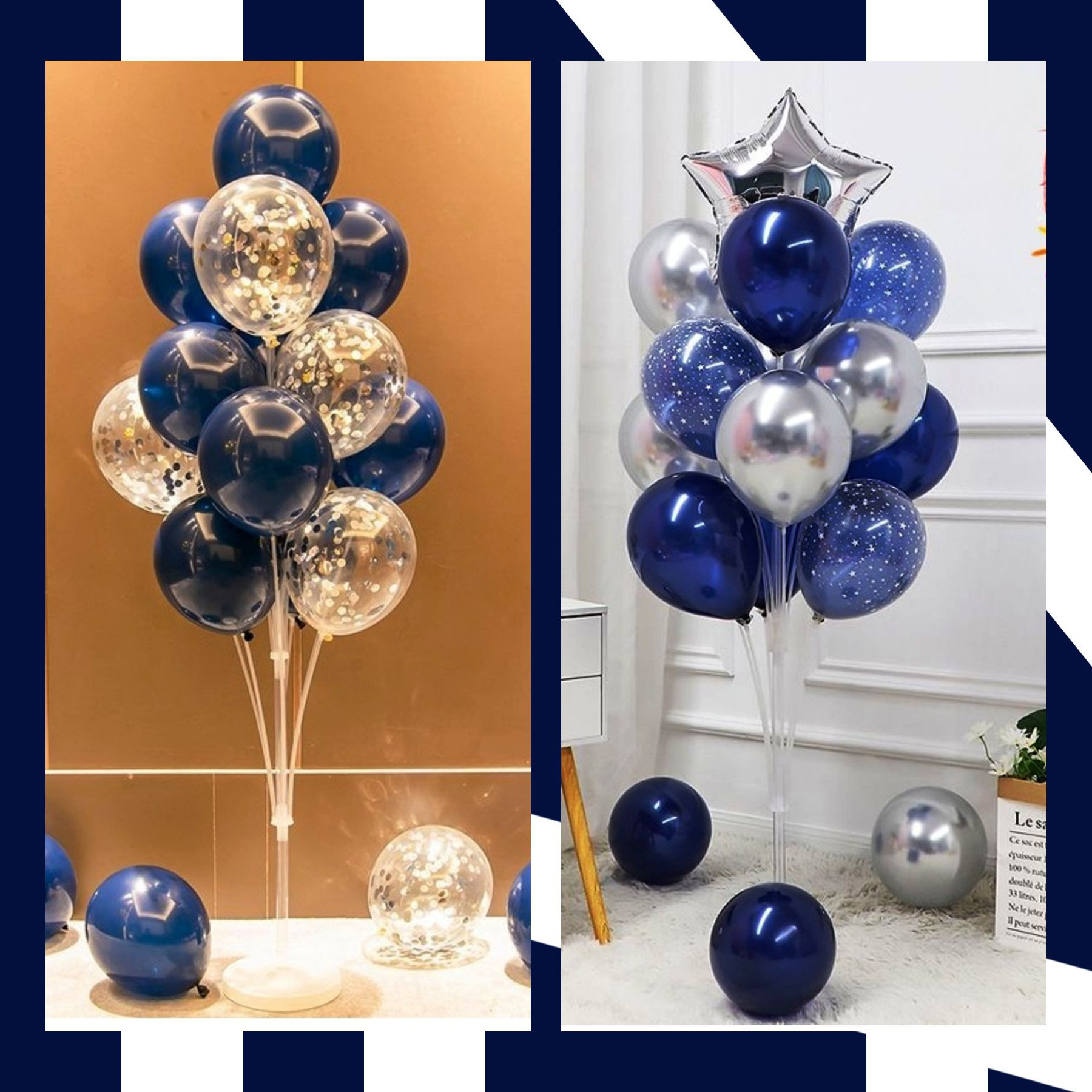 Воздушные шары на стойке. Студия праздничного декора