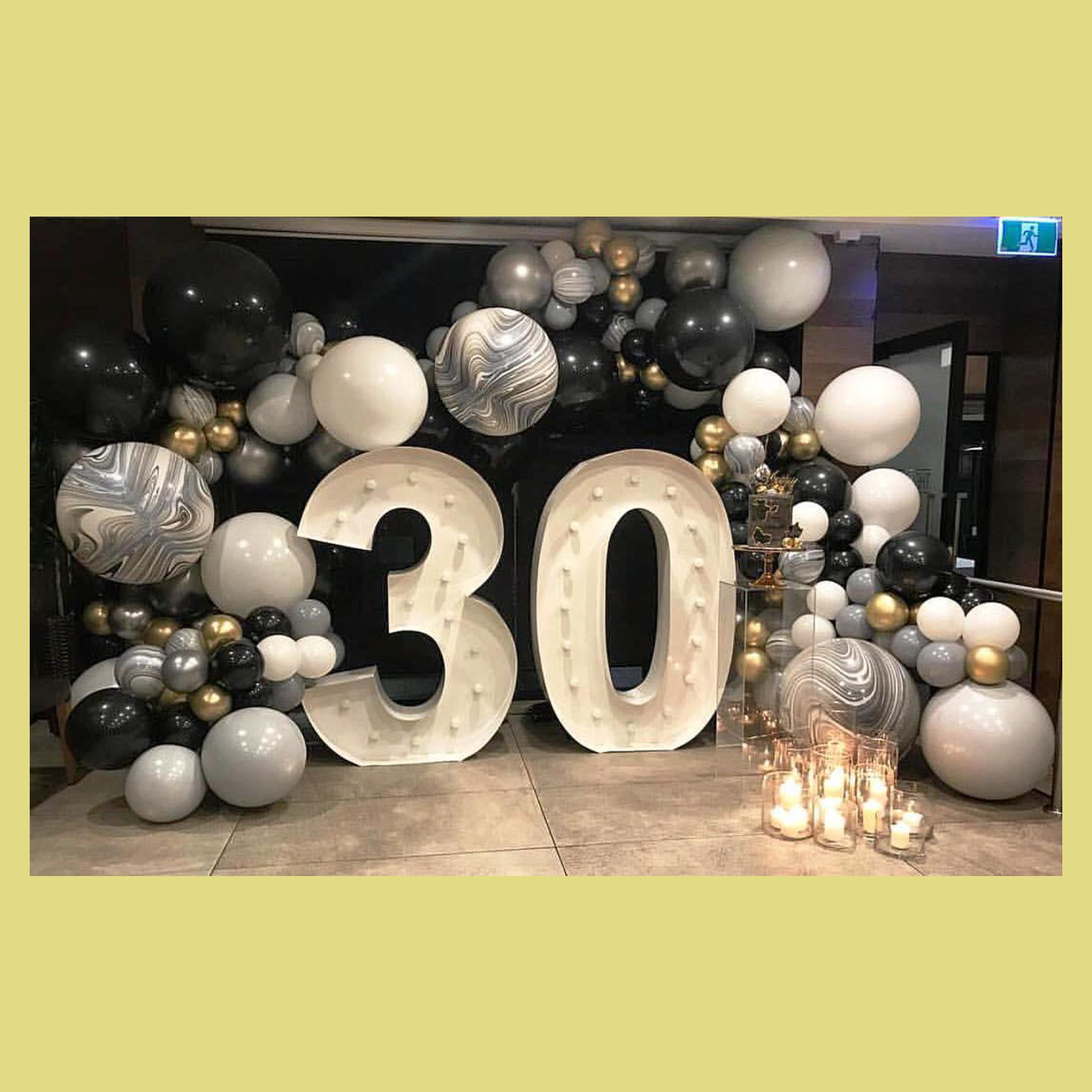 Цифра на день рождения. Студия праздничного декора