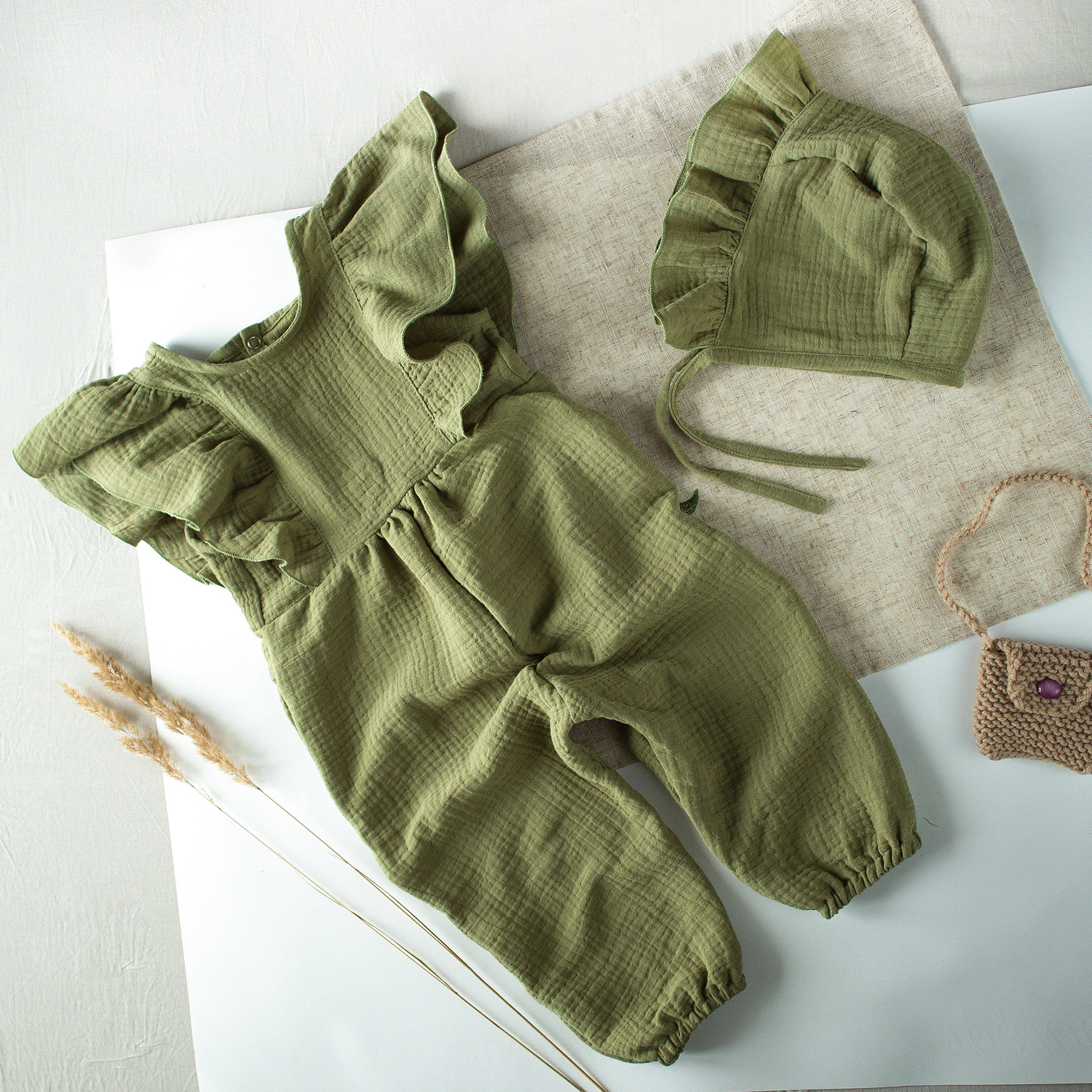 🌿 В наличии. Эко-одежда для детей