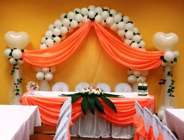 Свадебная арка из воздушных шаров. Студия праздничного декора