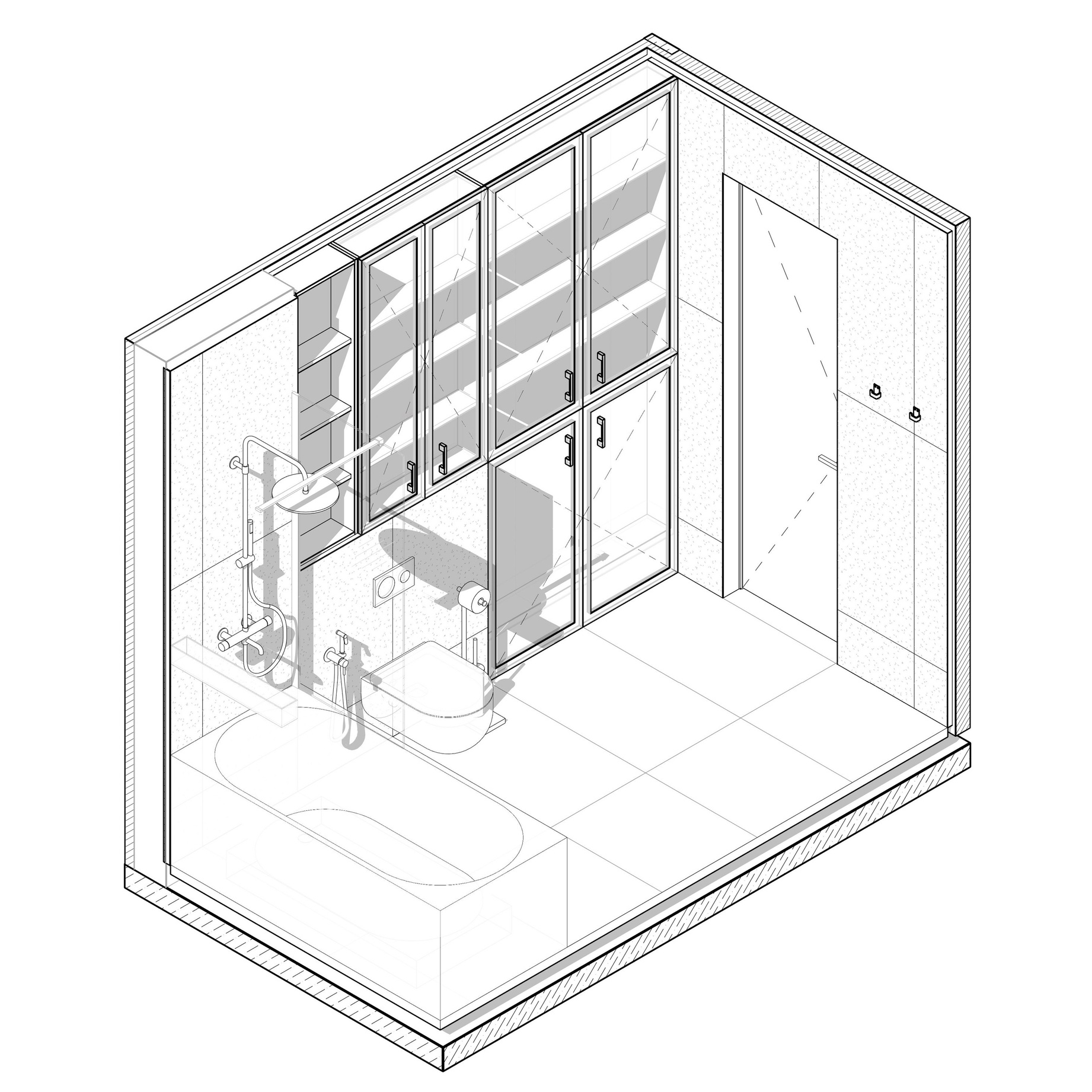 Дизайн проект квартиры в ЖК Дежнев. Архитектурно-дизайнерское бюро ROOMS