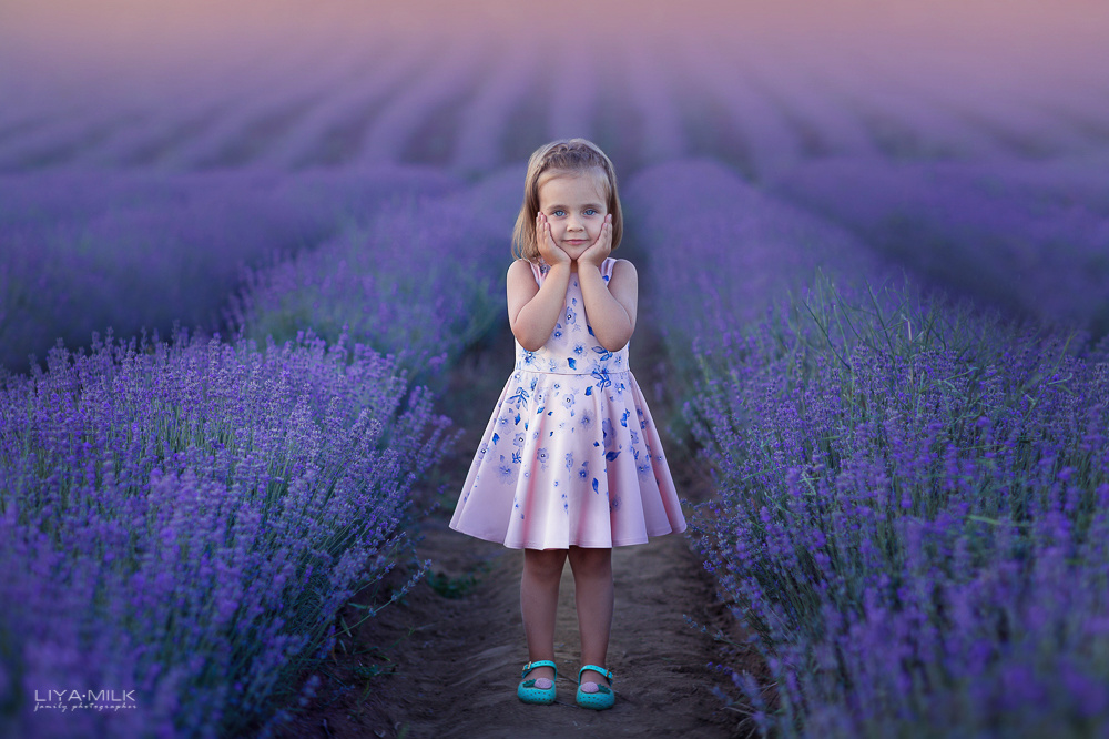 Фотосессия в лаванде. Фотограф Лия Милк | Москва, Подмосковье