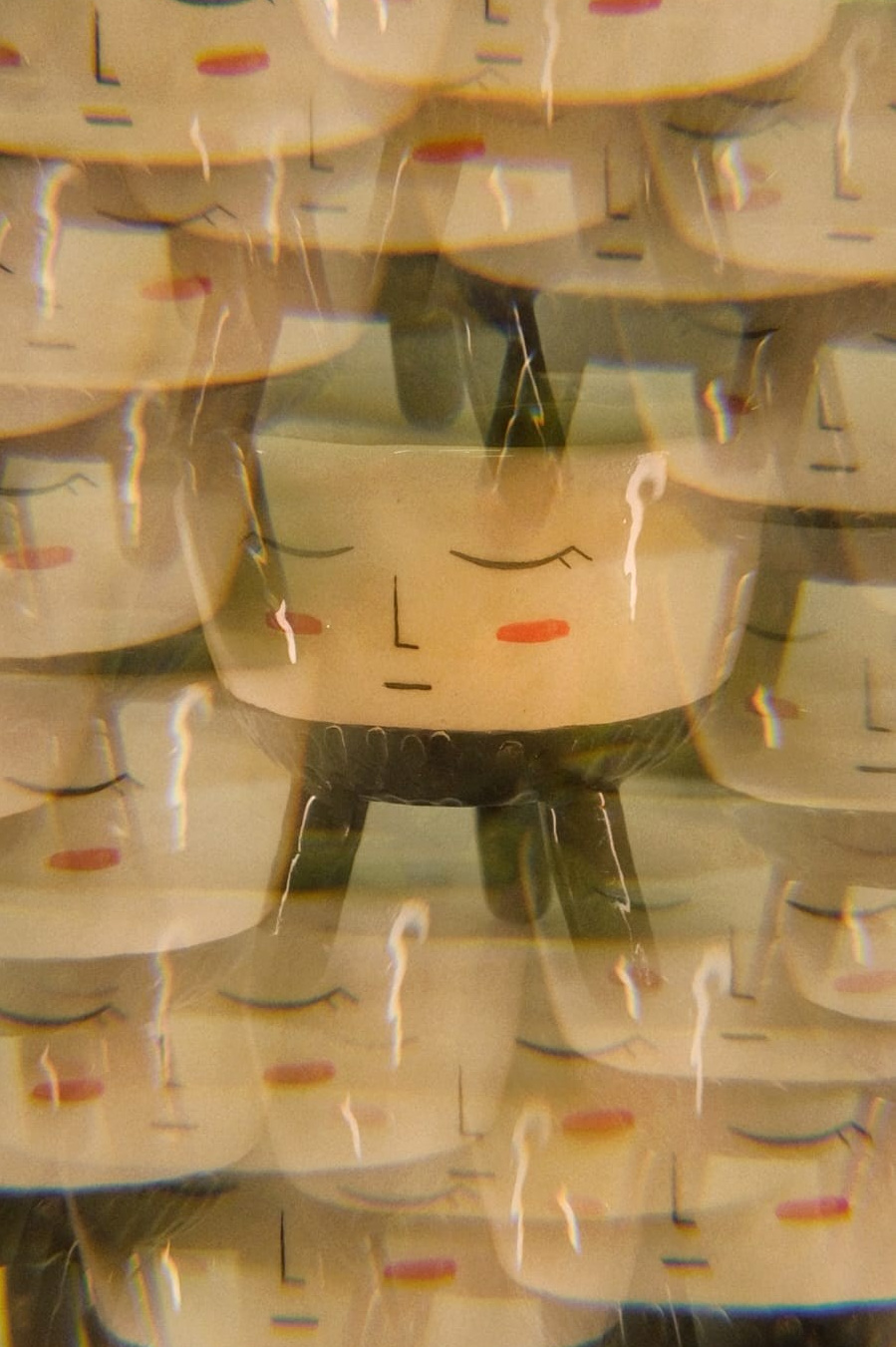 Набор кашпо «Цветы в лицах». Декор для дома