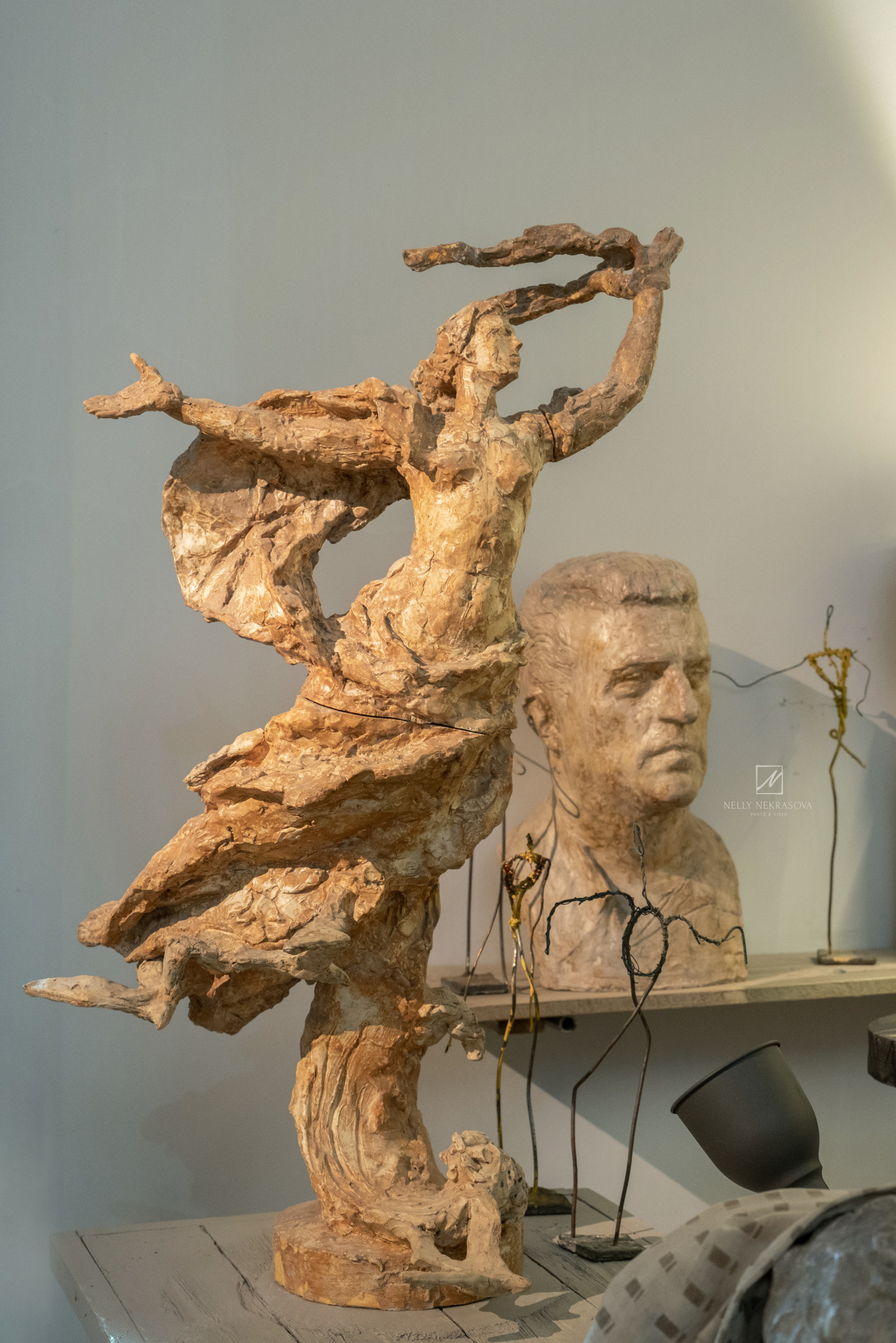 Мастерская скульптора. Фотограф и искусствовед в Туле и Санкт-Петербурге Нелли Некрасова