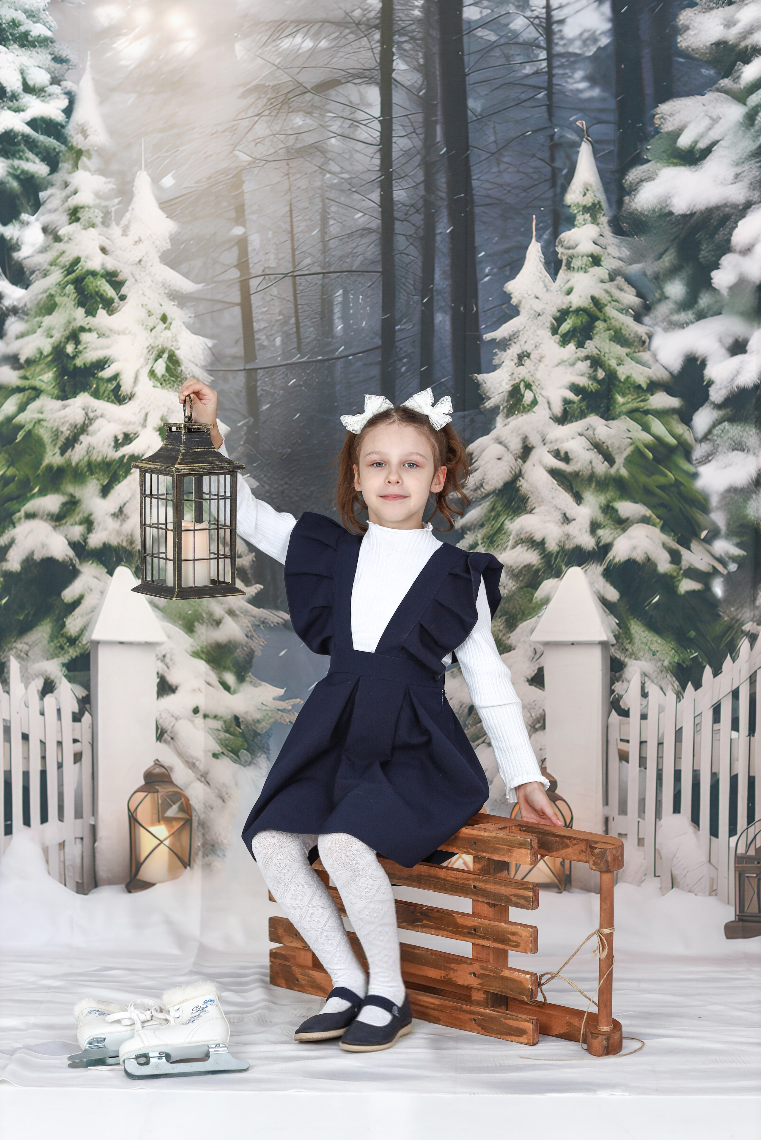 Фотозона «Новогодняя» школьная. Выпускные альбомы в Тюмени для школ, садов, вузов спортивных секций