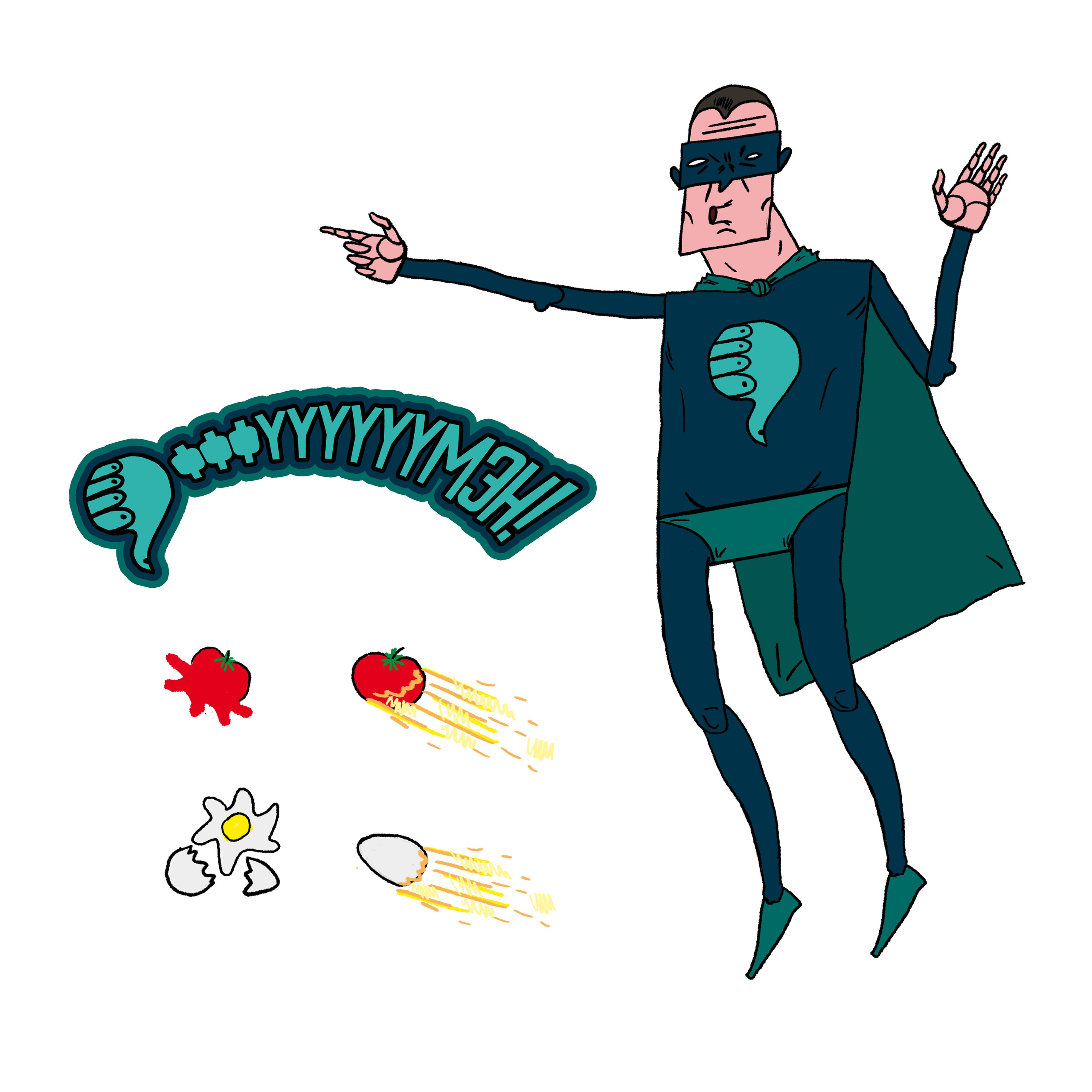 Городские герои. Художник Рыбак Николай