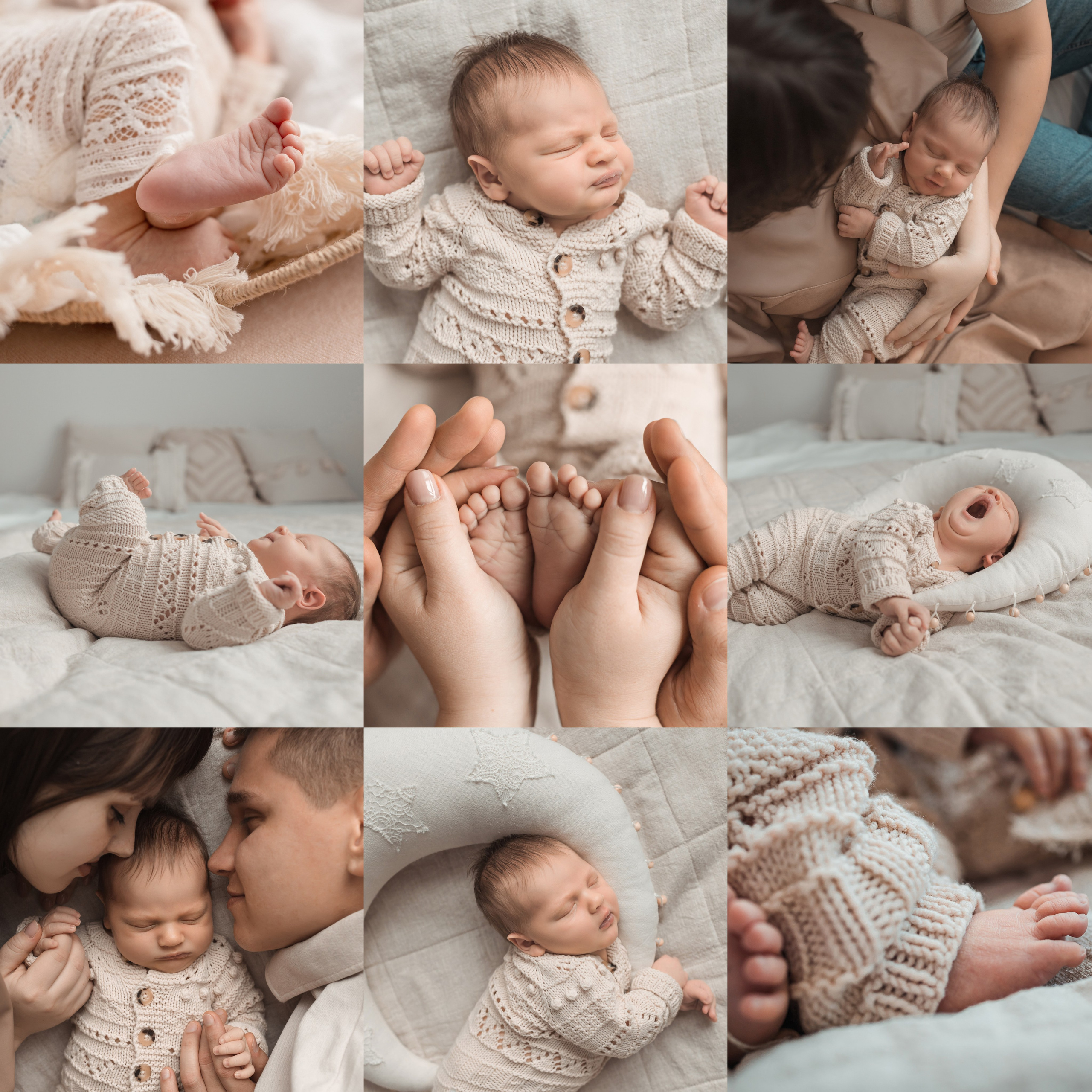 Natural Newborn фотосессия. Фотостудия для новорожденных и малышей в Твери — На ручки