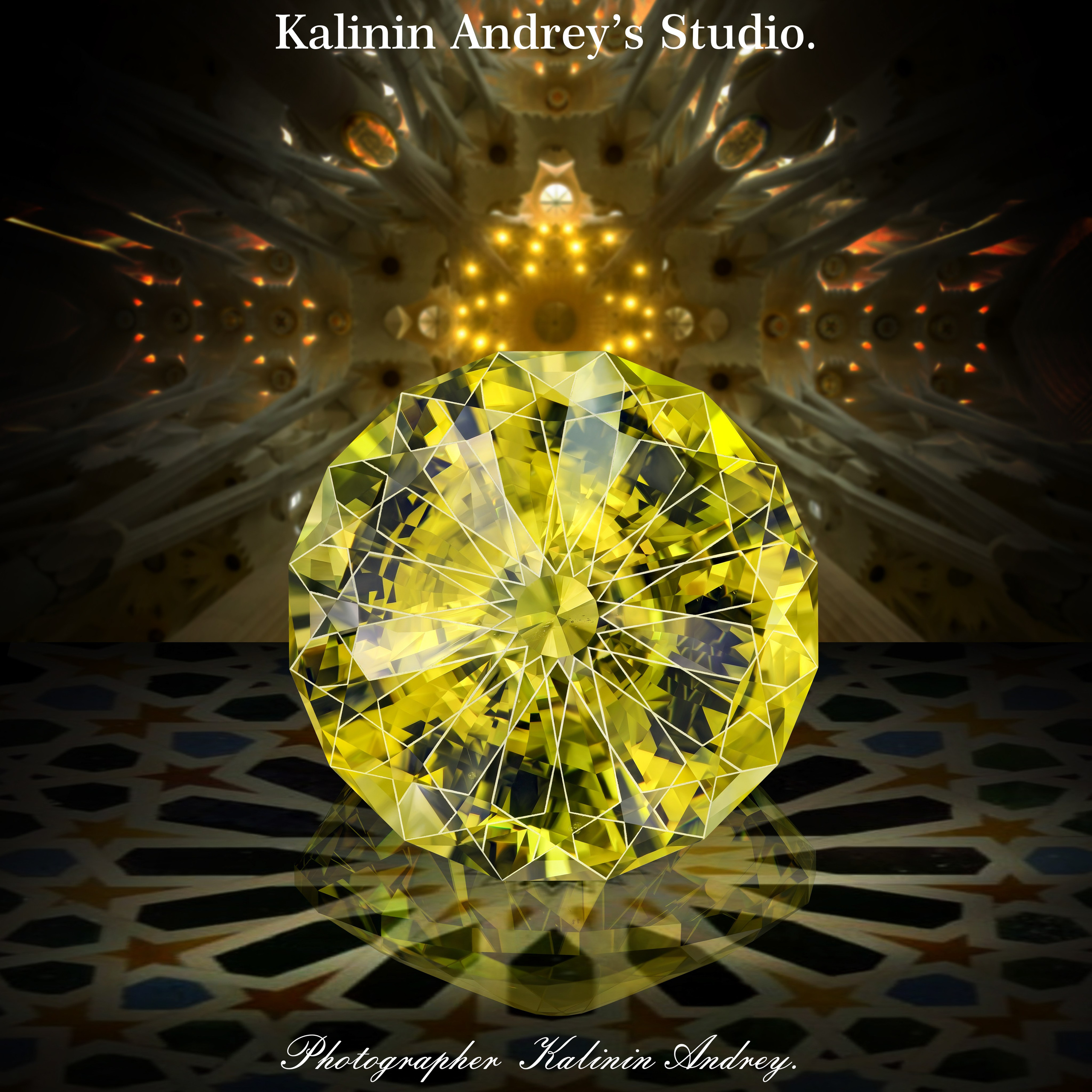 Рекламная видеосъемка  драгоценных  камней  ювелирных украшений. Kalinin Andrey’s Studio.