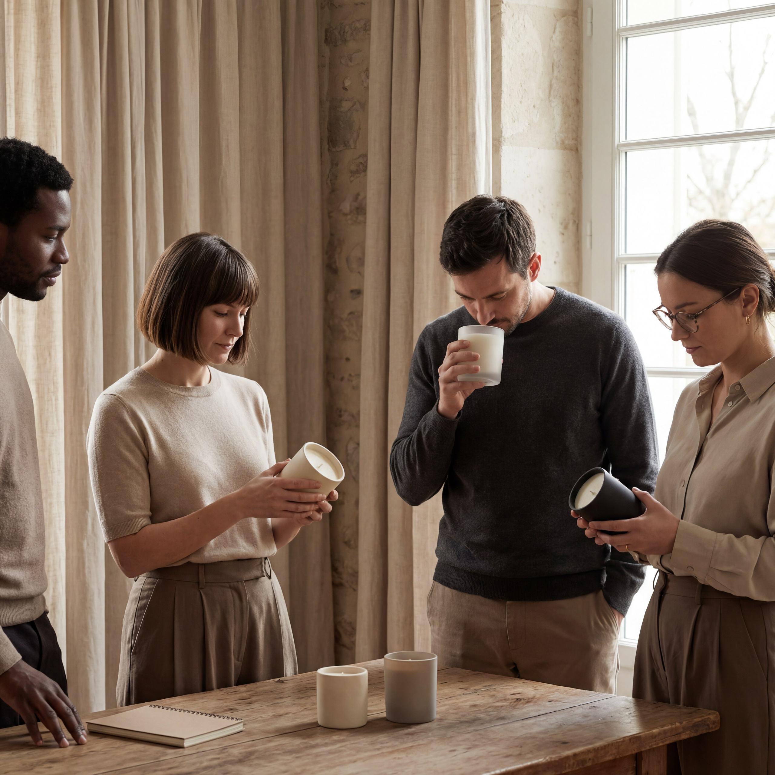 Обсуждение условий сотрудничества и параметров заказа при производстве свечей