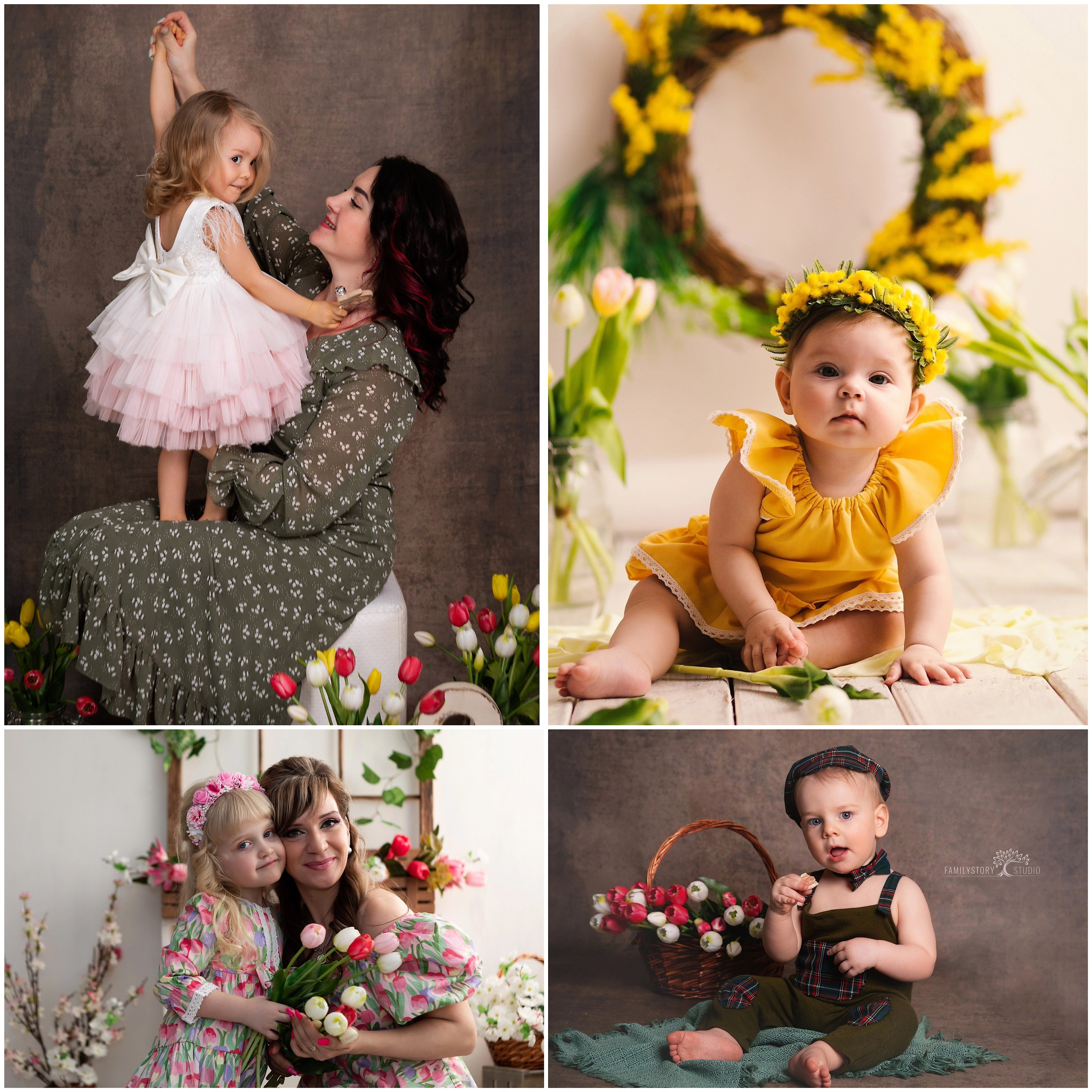 Весенний фотопроект с тюльпанами и мимозой. ФОТОГРАФ НА ГОДИК, БЕРЕМЕННОСТИ, НОВОРОЖДЕННЫХ, КРЕЩЕНИЯ МОСКВА