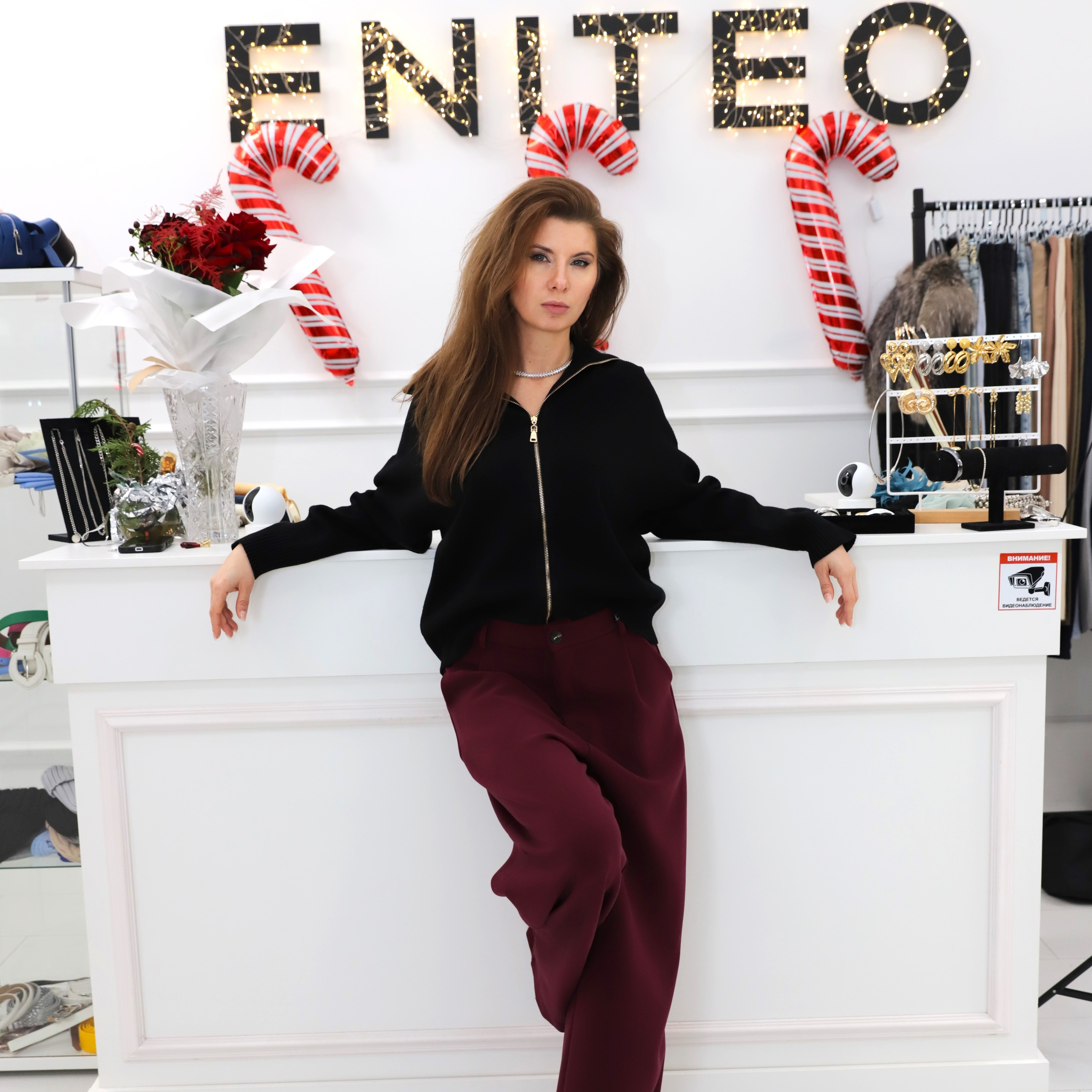 Фотосессия в модном бутике ENITEO. Фотосессия для бутика модной одежды.