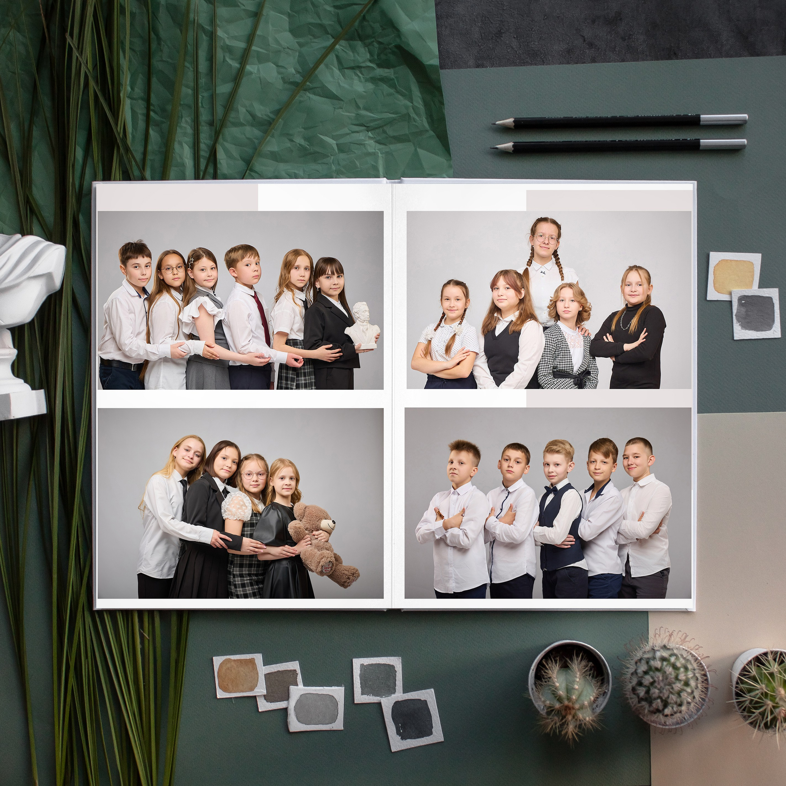 Школьный фотограф, выпускные альбомы