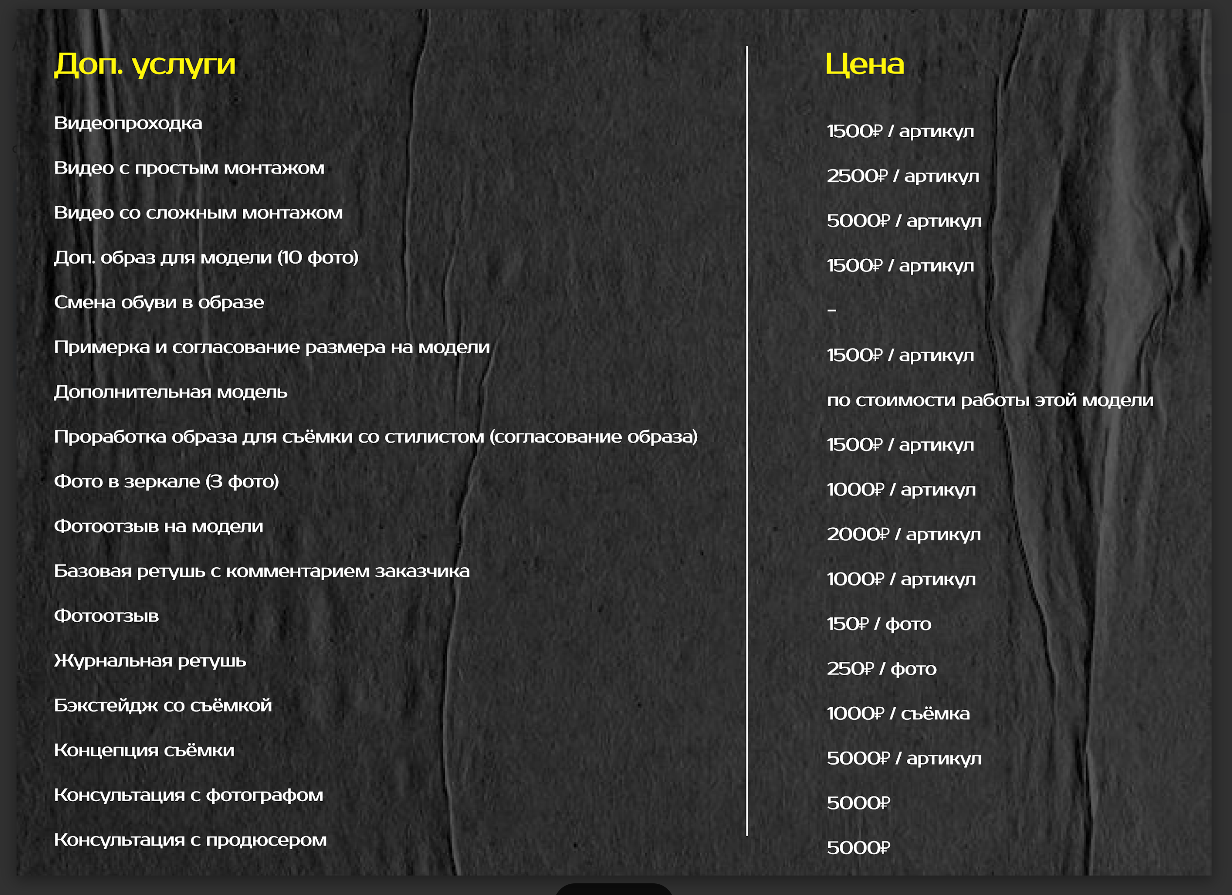 Предметная съемка одежды для каталога в Москве? Фотограф справится на отлично