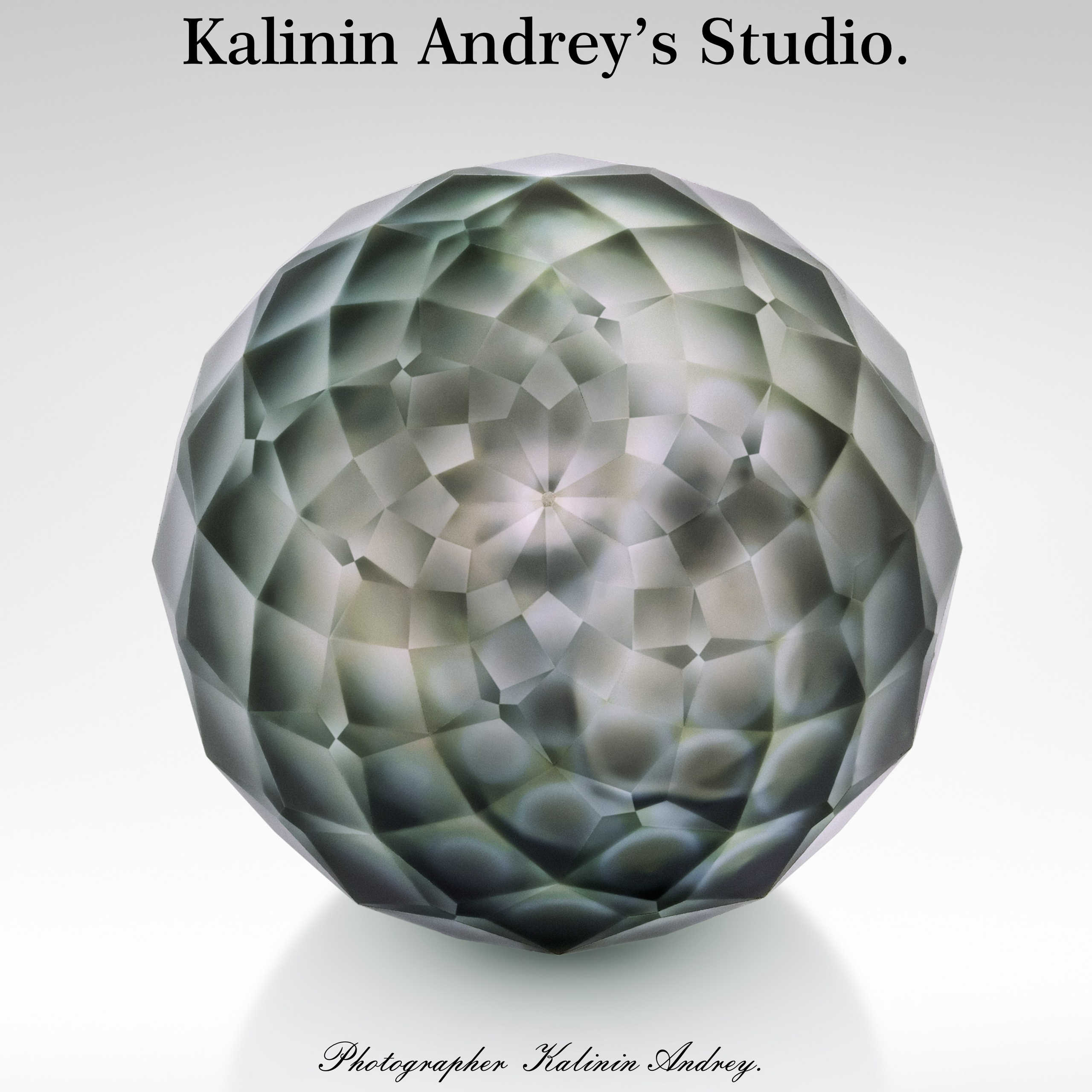 Ограненный жемчуг Таити мастер Дмитрий Саморуков 